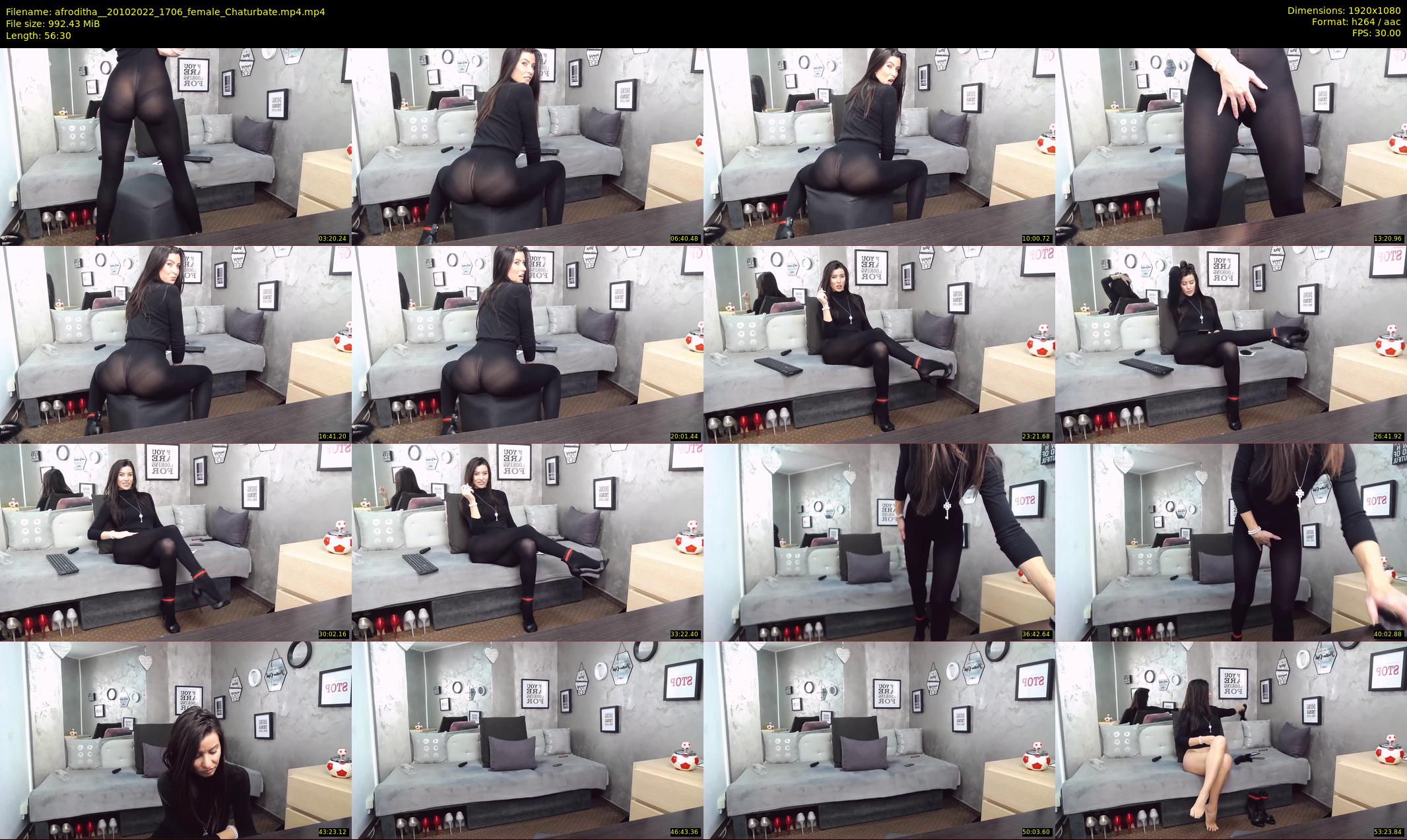 afroditha_ — 57 minute Chaturbate female cam show recording, 1080p, Oct 20, 2022