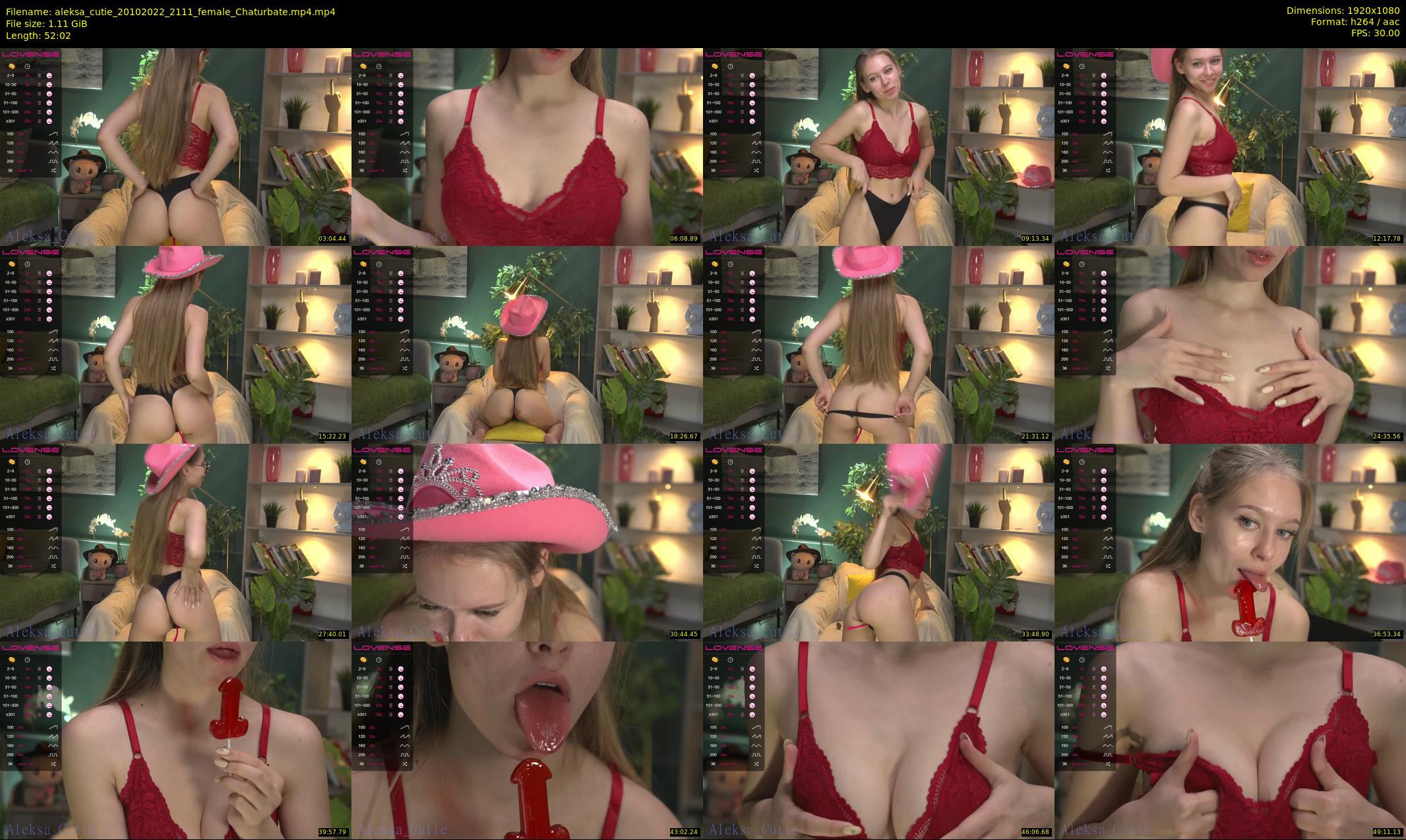 aleksa_cutie — 53 minute Chaturbate female cam show recording, 1080p, Oct 20, 2022