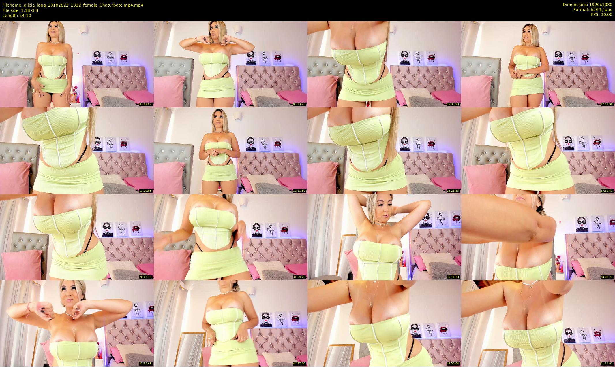 alicia_lang — 55 minute Chaturbate female cam show recording, 1080p, Oct 20, 2022