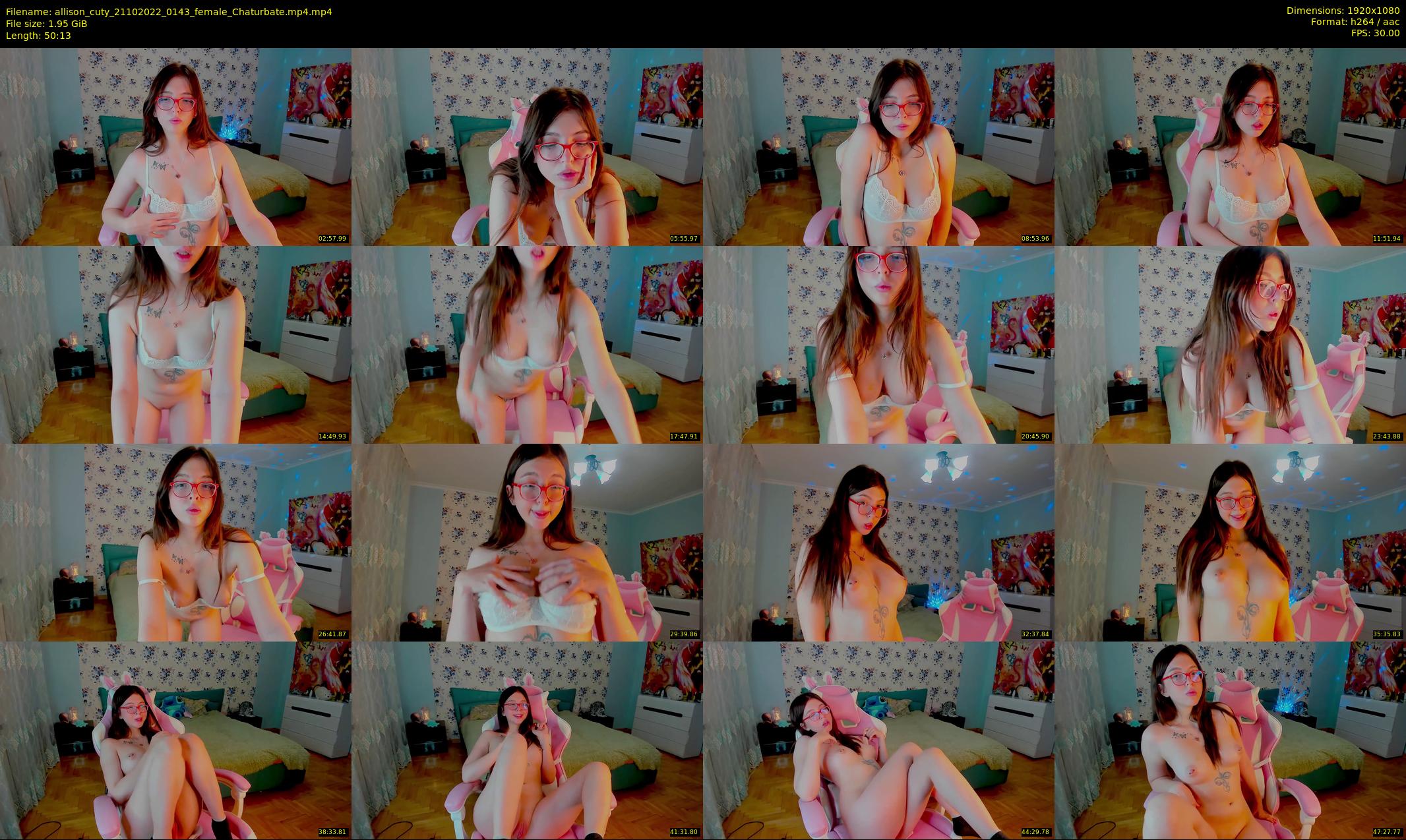 allison_cuty — 51 minute Chaturbate female cam show recording, 1080p, Oct 21, 2022