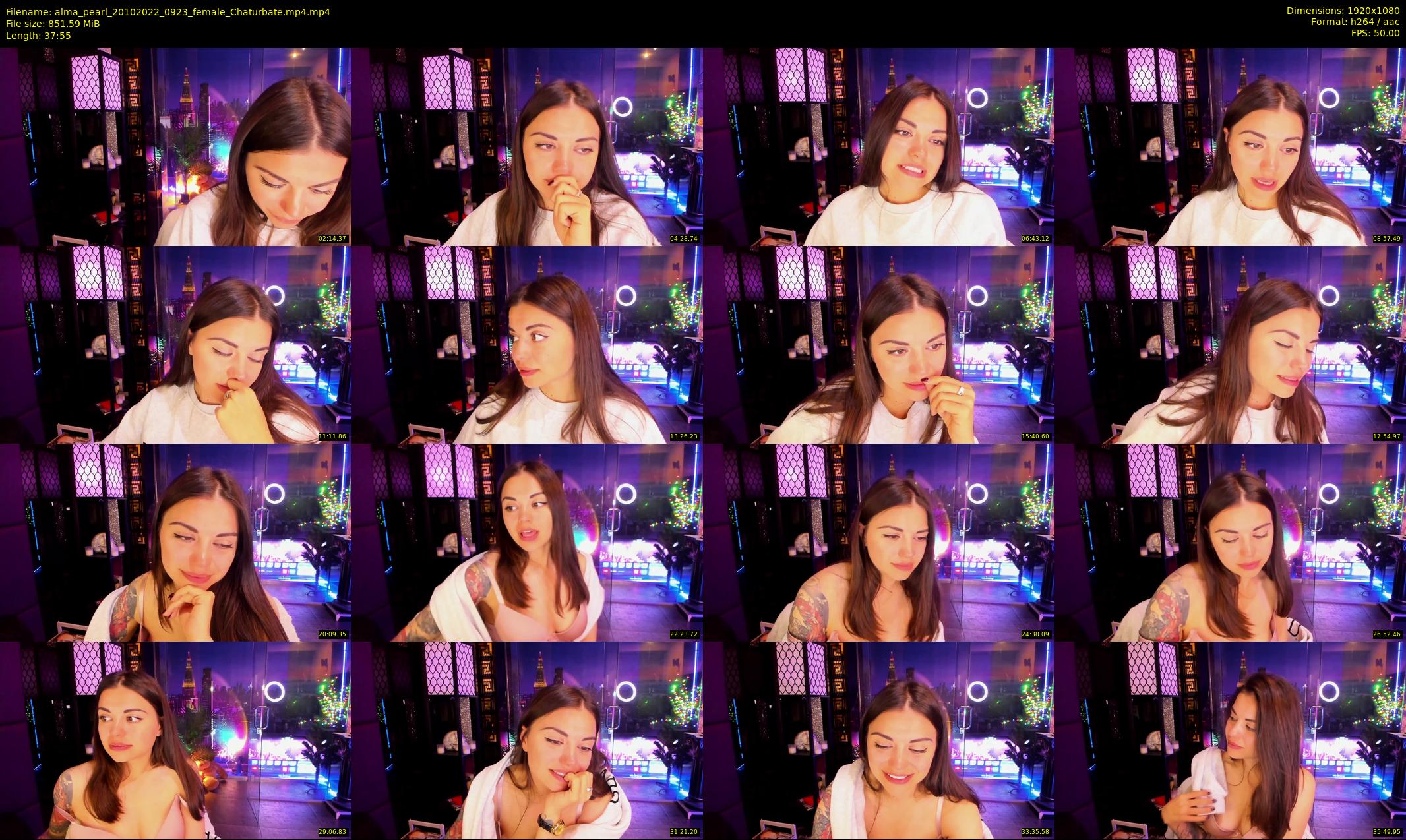 alma_pearl — 38 minute Chaturbate female cam show recording, 1080p, Oct 20, 2022