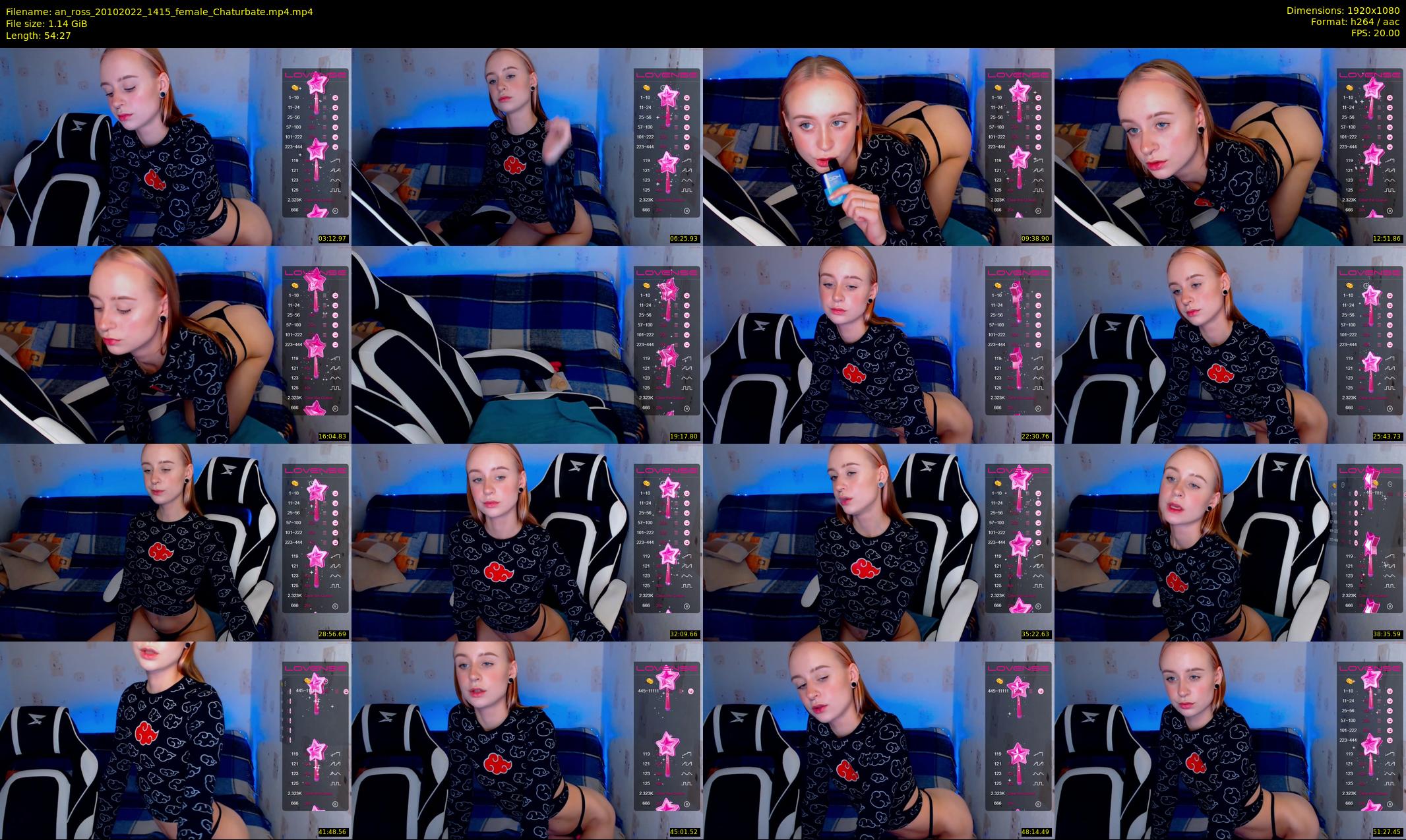 an_ross — 55 minute Chaturbate female cam show recording, 1080p, Oct 20, 2022