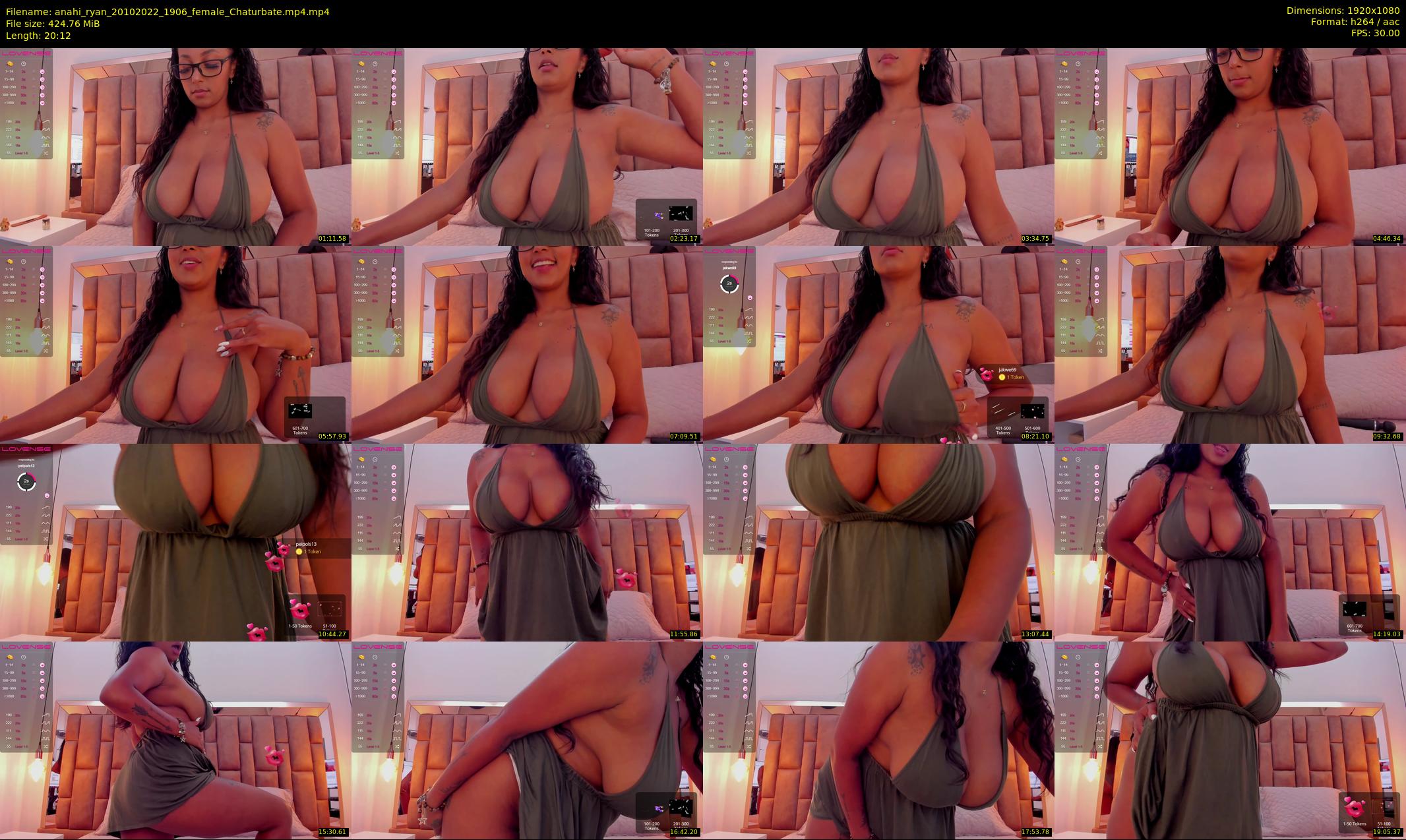 anahi_ryan — 21 minute Chaturbate female cam show recording, 1080p, Oct 20, 2022