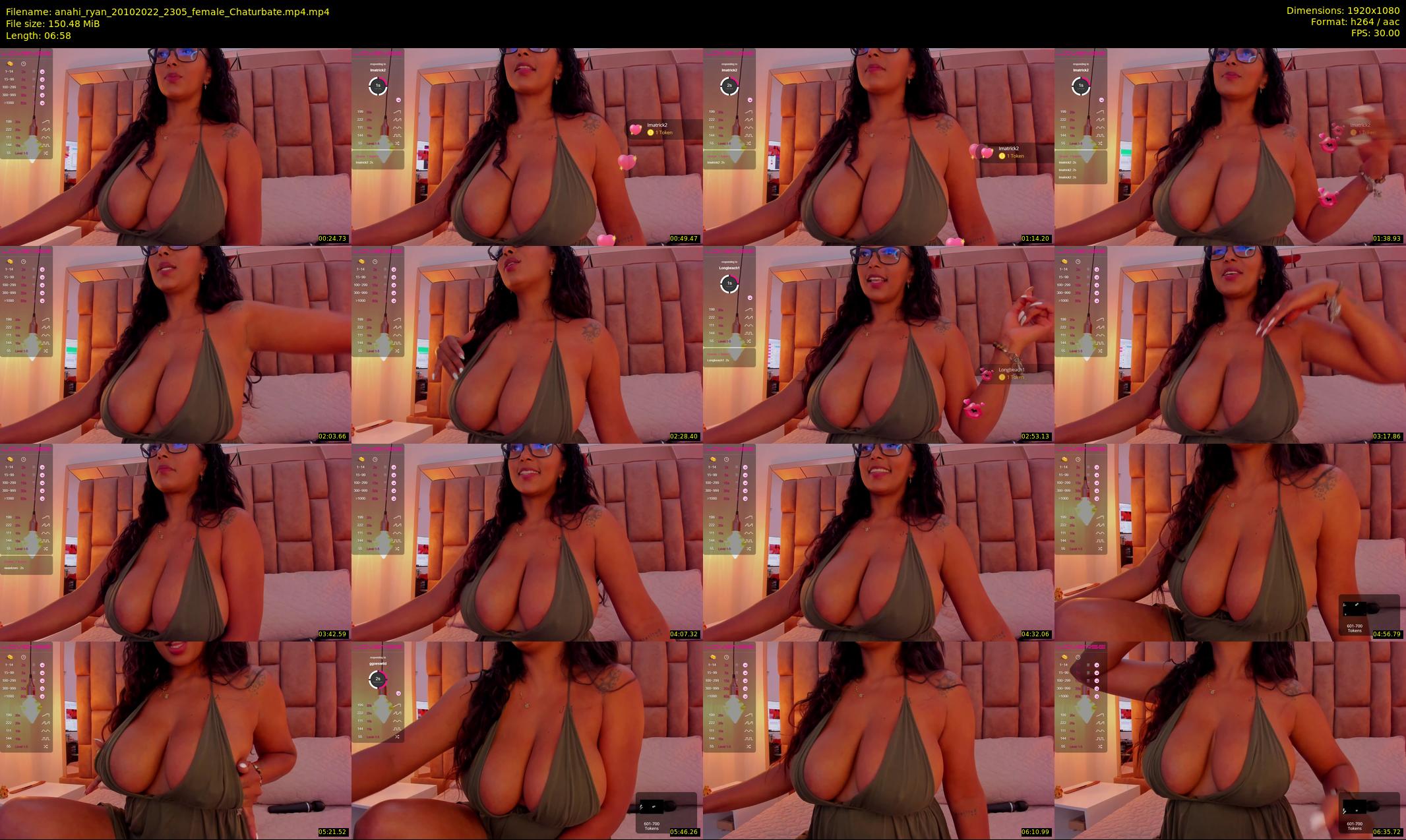 anahi_ryan — 7 minute Chaturbate female cam show recording, 1080p, Oct 20, 2022