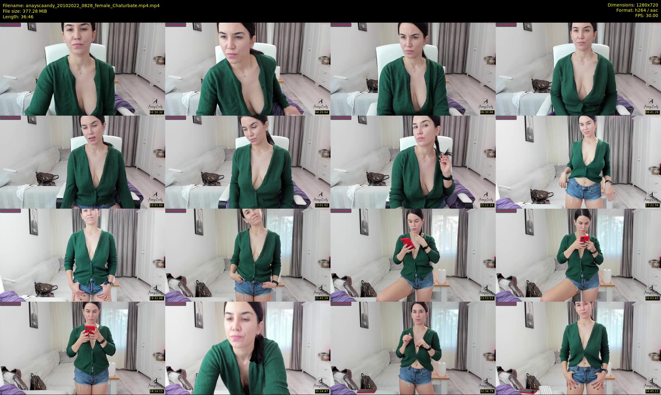anayscaandy — 37 minute Chaturbate female cam show recording, 720p, Oct 20, 2022