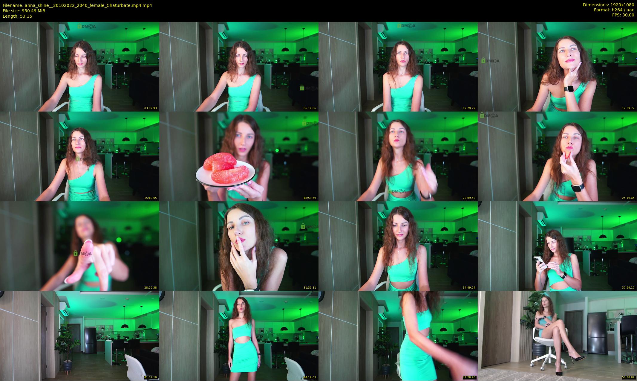anna_shine_ — 54 minute Chaturbate female cam show recording, 1080p, Oct 20, 2022