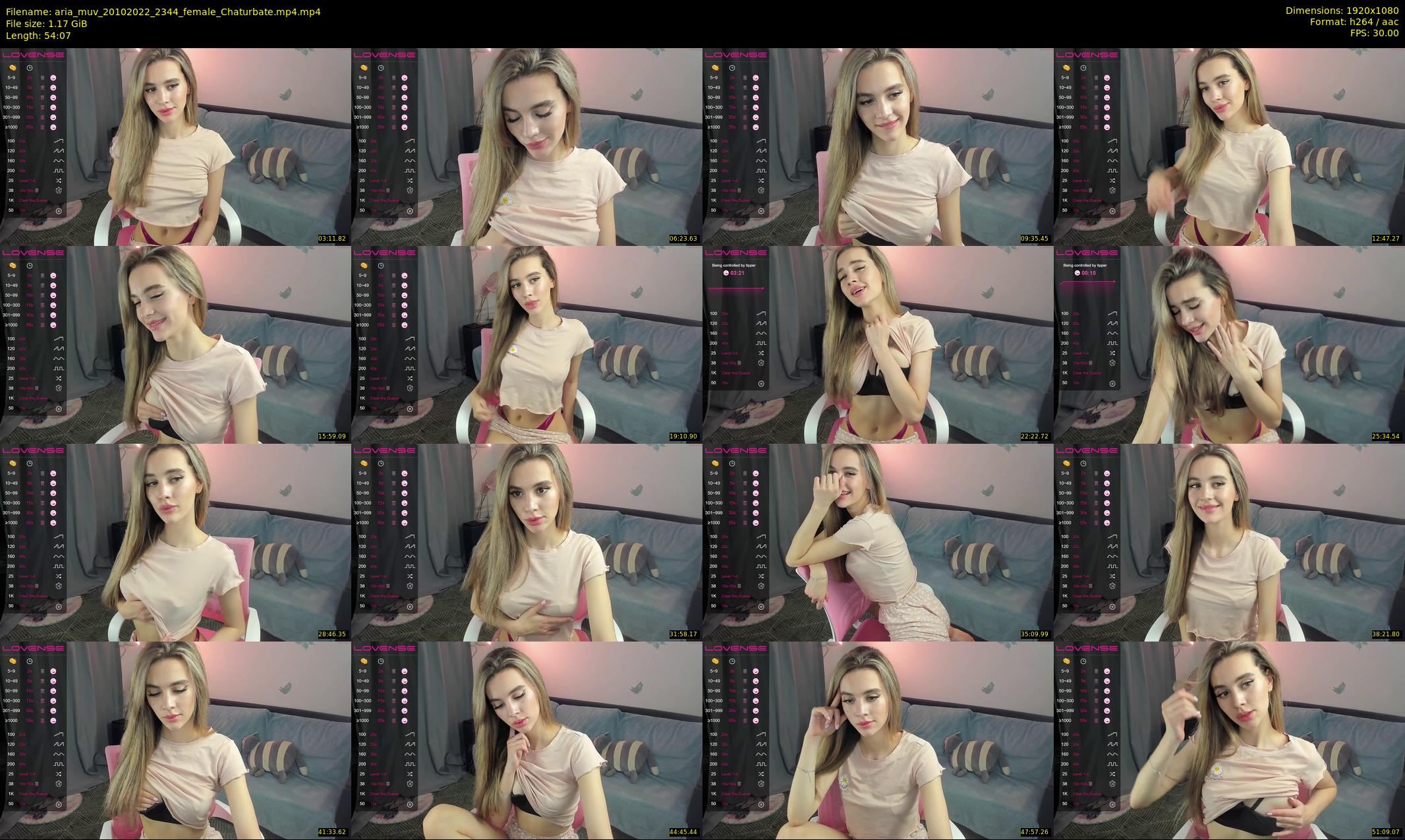 aria_muv — 55 minute Chaturbate female cam show recording, 1080p, Oct 20, 2022