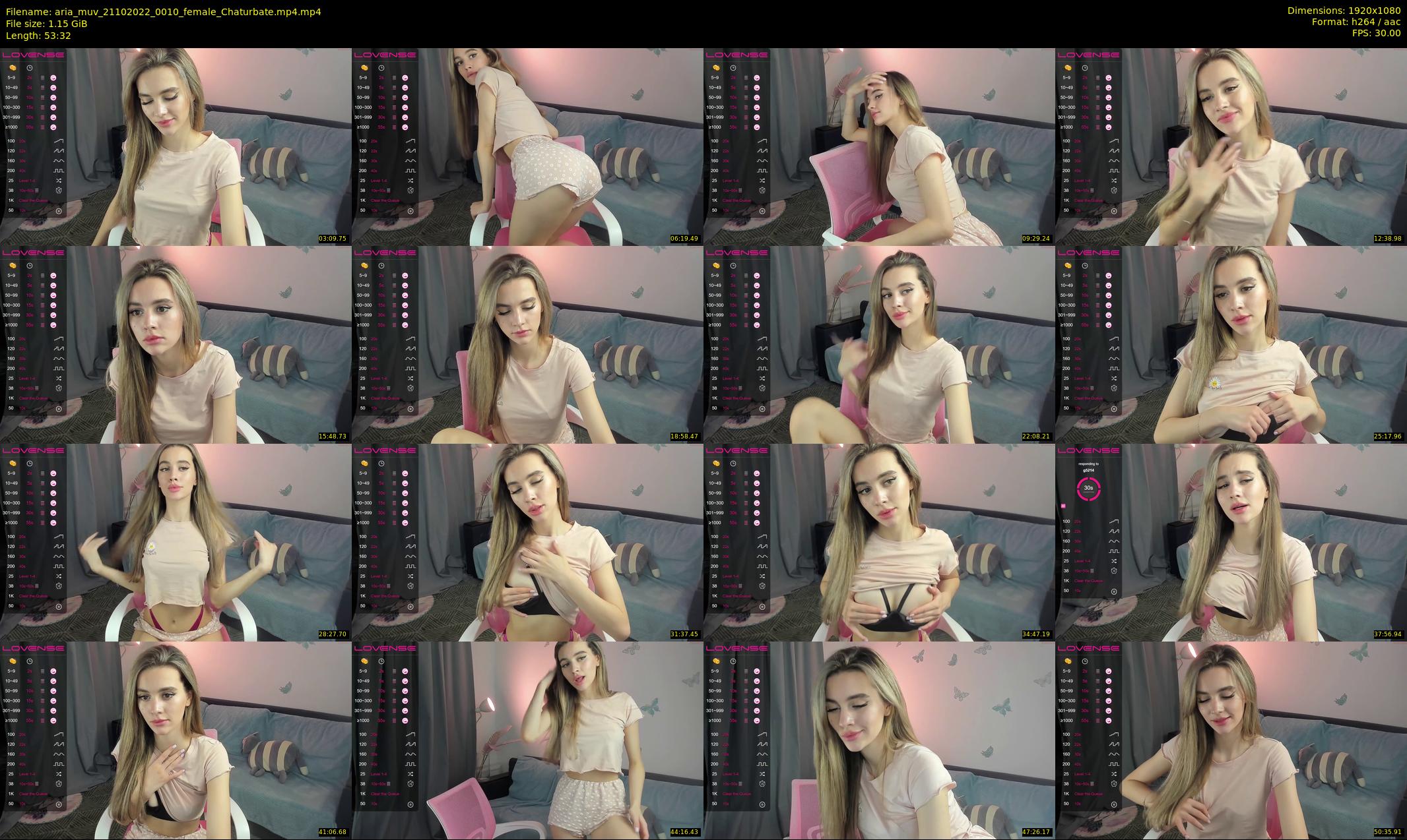 aria_muv — 54 minute Chaturbate female cam show recording, 1080p, Oct 21, 2022