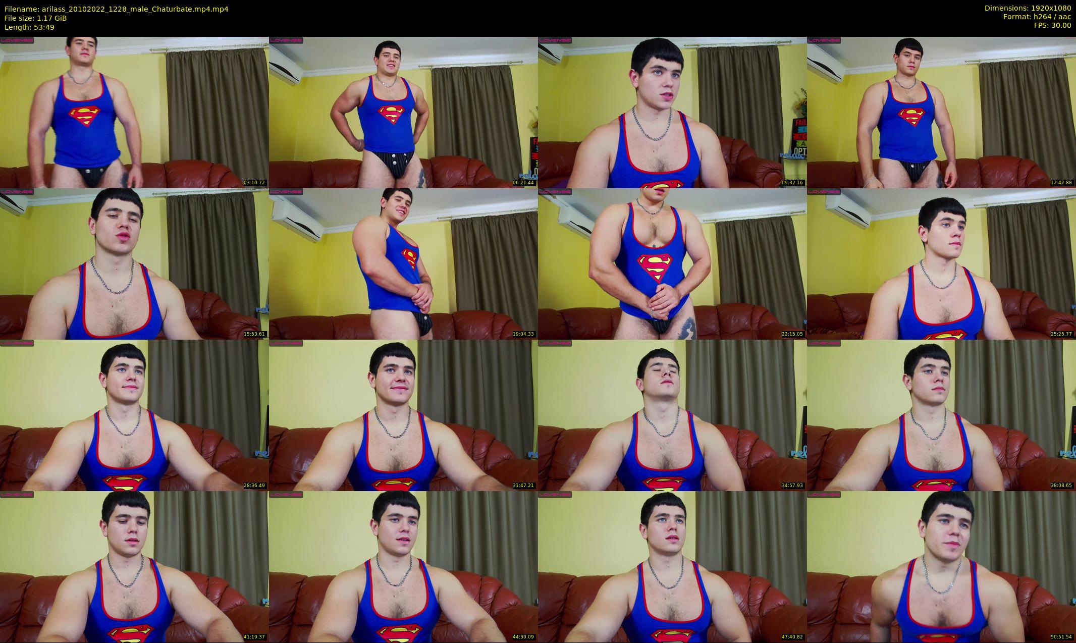 arilass — 54 minute Chaturbate male cam show recording, 1080p, Oct 20, 2022