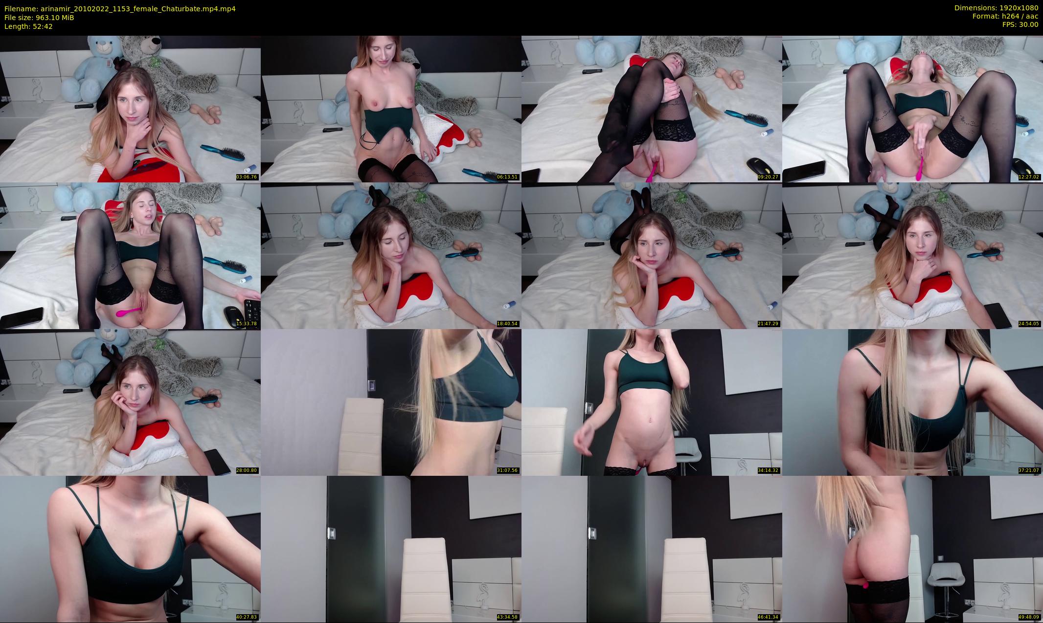 arinamir — 53 minute Chaturbate female cam show recording, 1080p, Oct 20, 2022