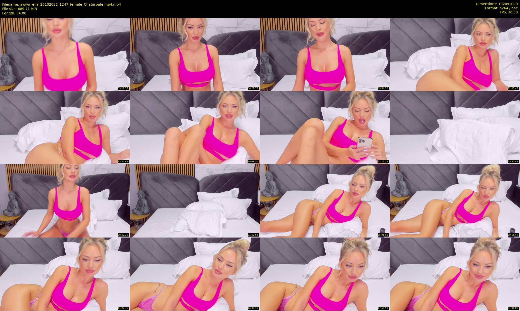 awww_ella — 54 minute Chaturbate female cam show recording, 1080p, Oct 20, 2022