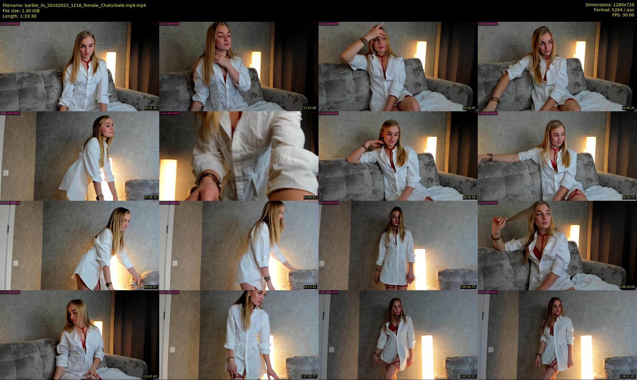 barbie_lis — 94 minute Chaturbate female cam show recording, 720p, Oct 20, 2022