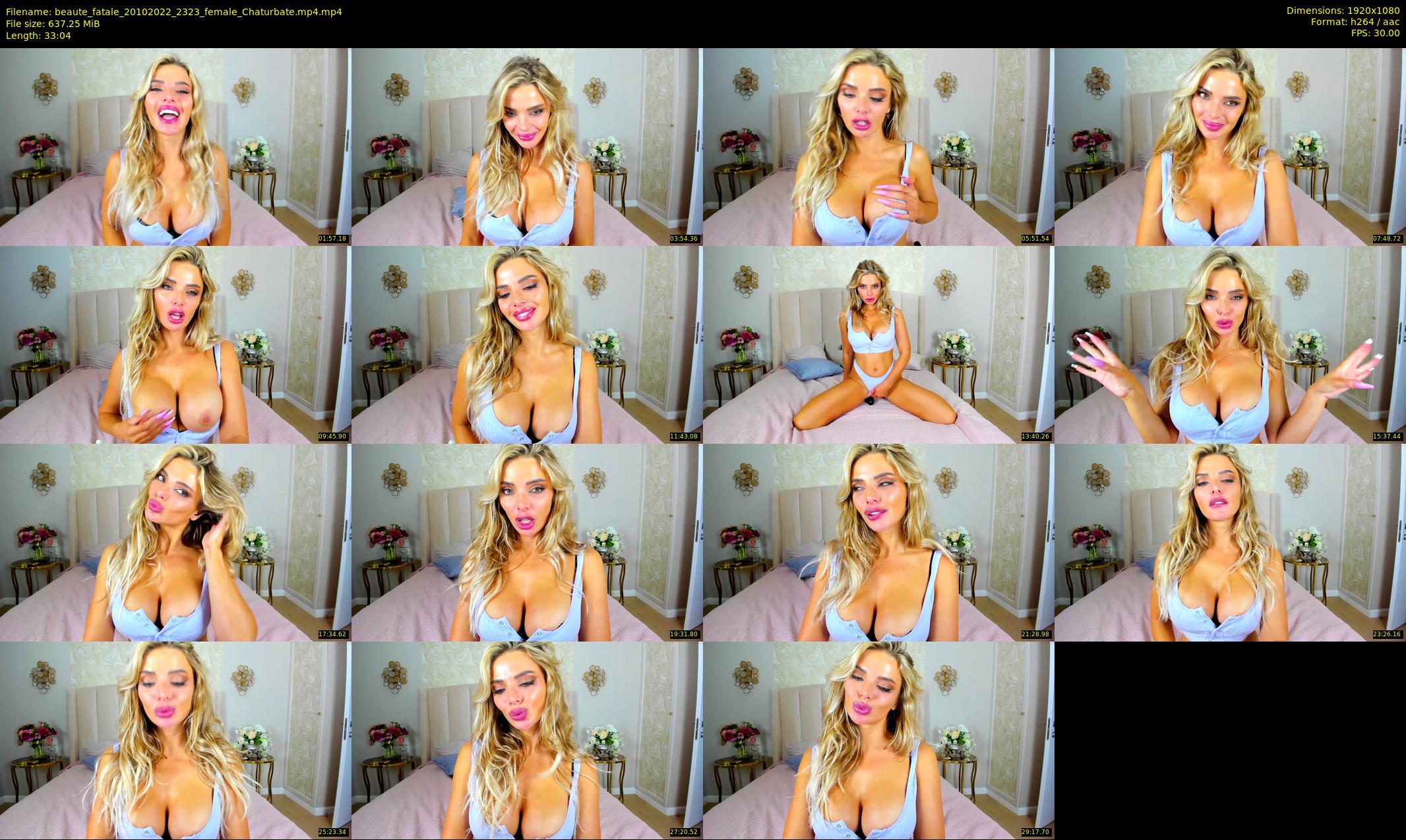 beaute_fatale — 34 minute Chaturbate female cam show recording, 1080p, Oct 20, 2022