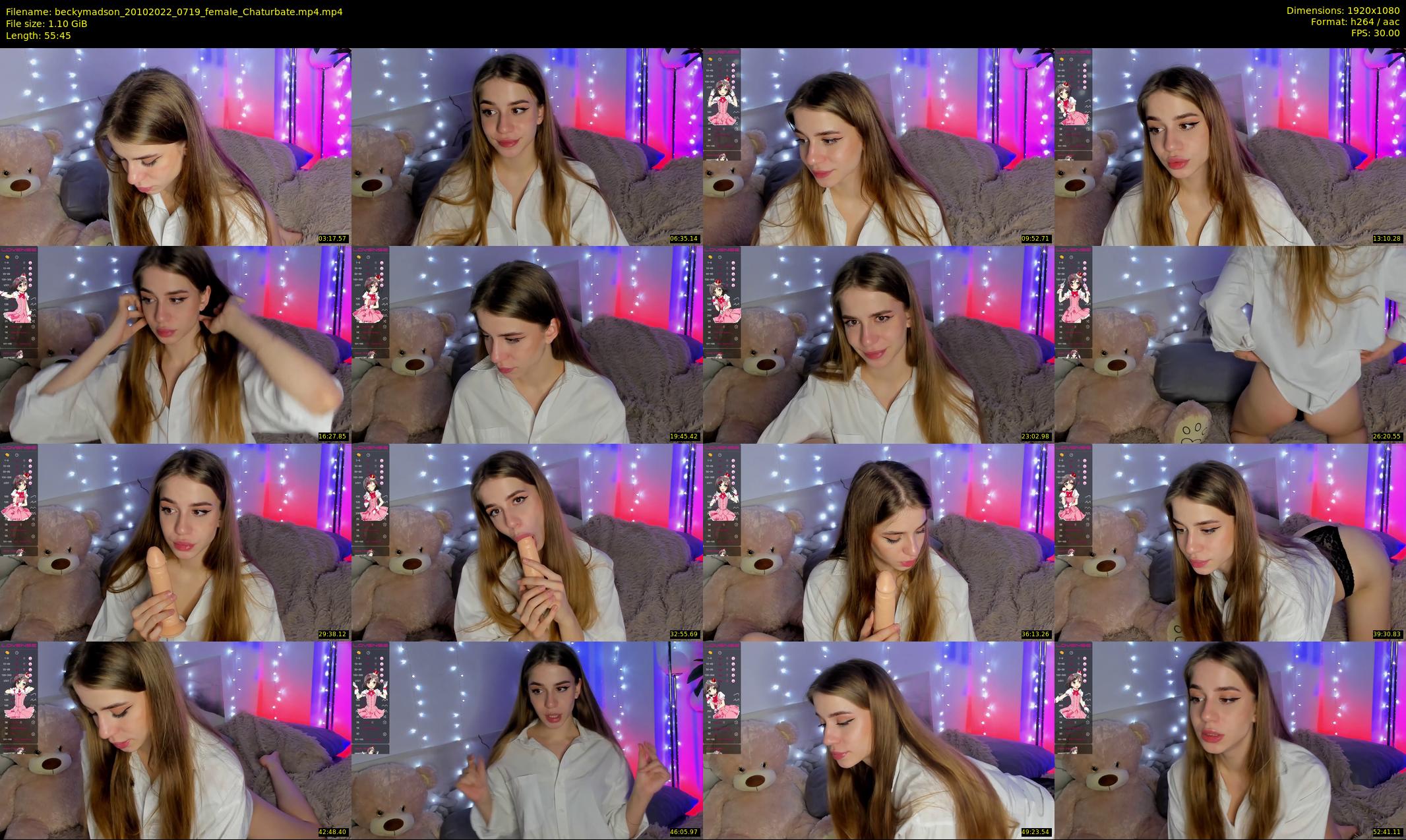 beckymadson — 56 minute Chaturbate female cam show recording, 1080p, Oct 20, 2022
