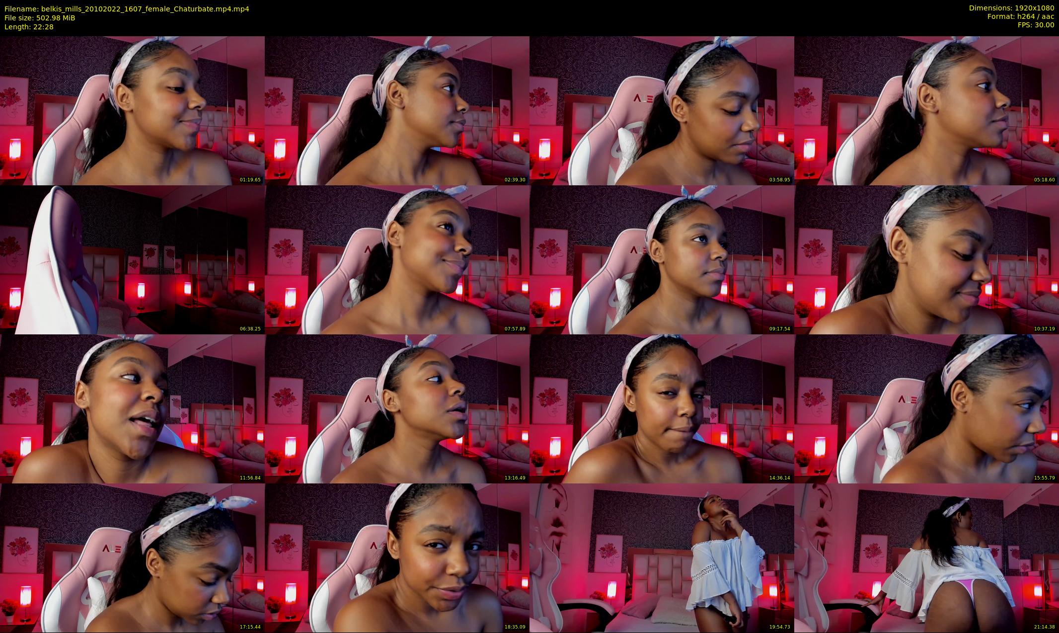 belkis_mills — 23 minute Chaturbate female cam show recording, 1080p, Oct 20, 2022