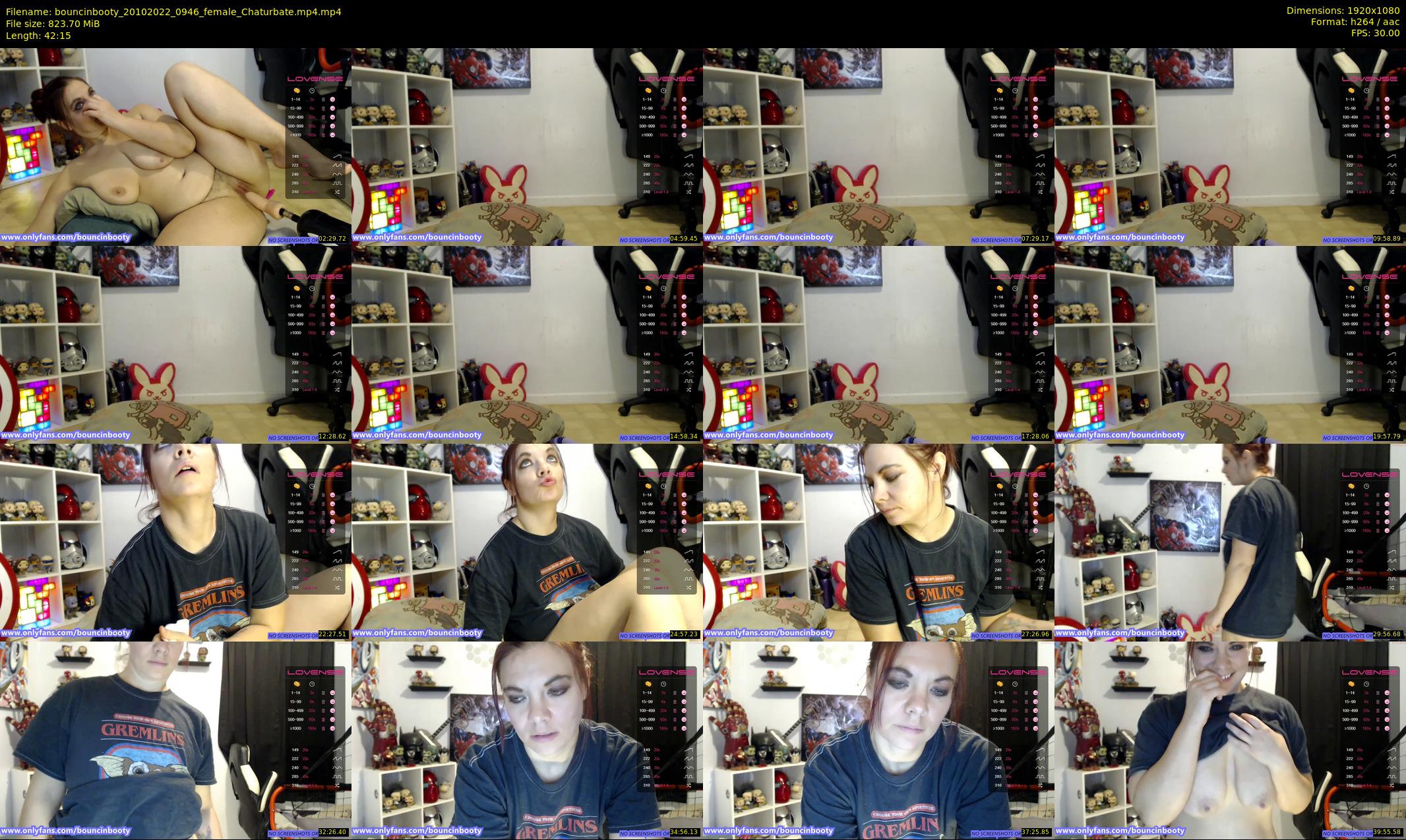 bouncinbooty — 43 minute Chaturbate female cam show recording, 1080p, Oct 20, 2022