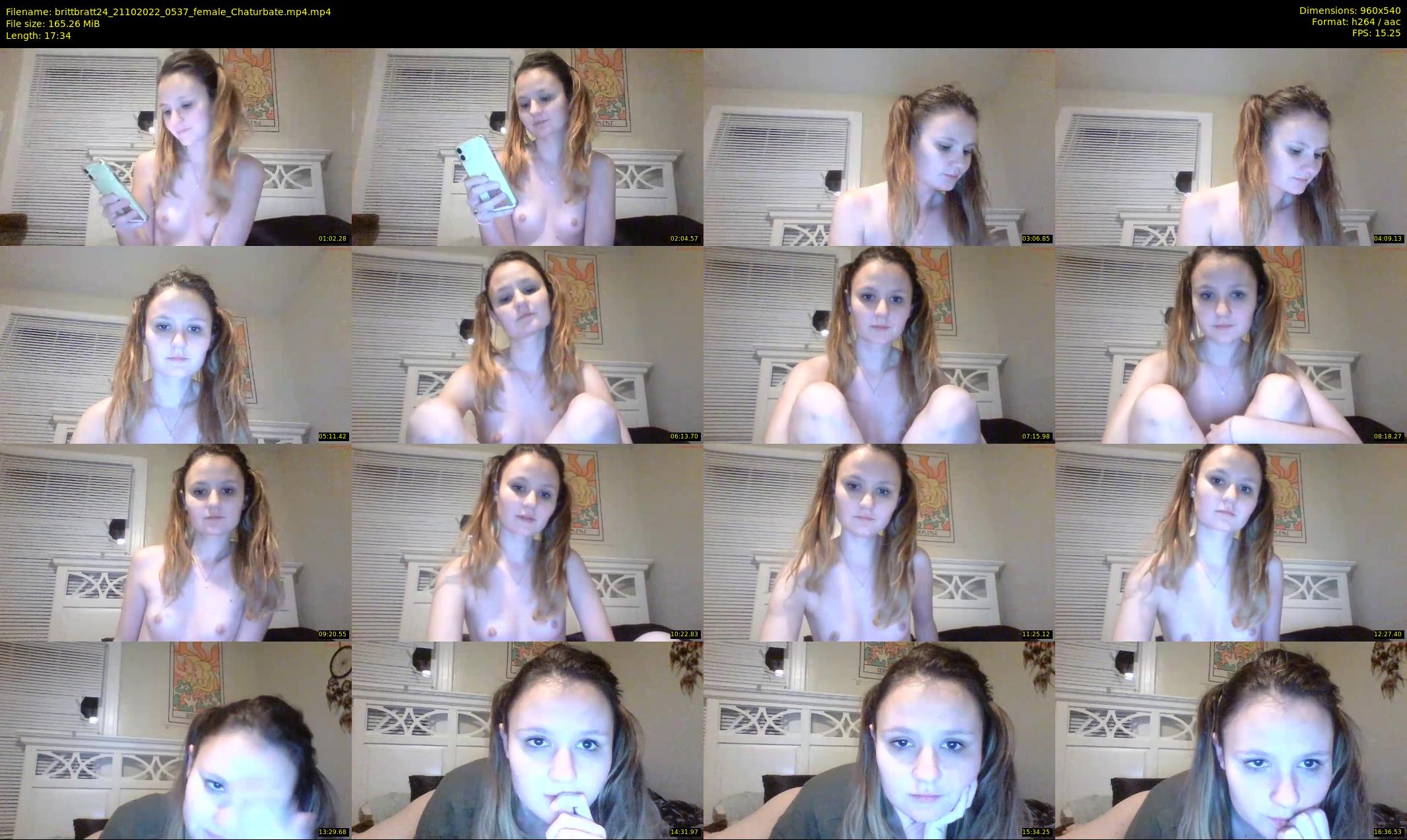 brittbratt24 — 18 minute Chaturbate female cam show recording, 480p, Oct 21, 2022