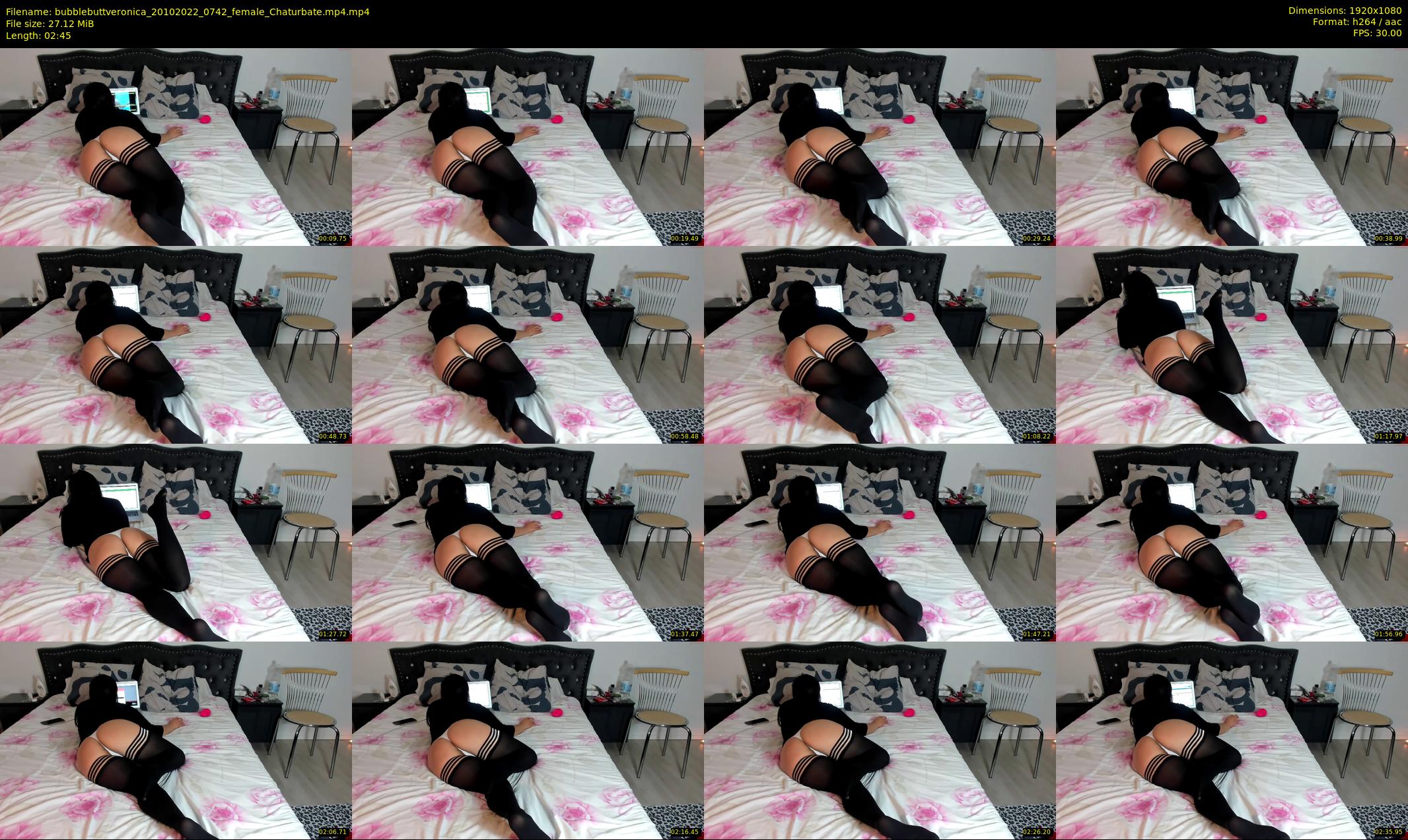 bubblebuttveronica — 3 minute Chaturbate female cam show recording, 1080p, Oct 20, 2022