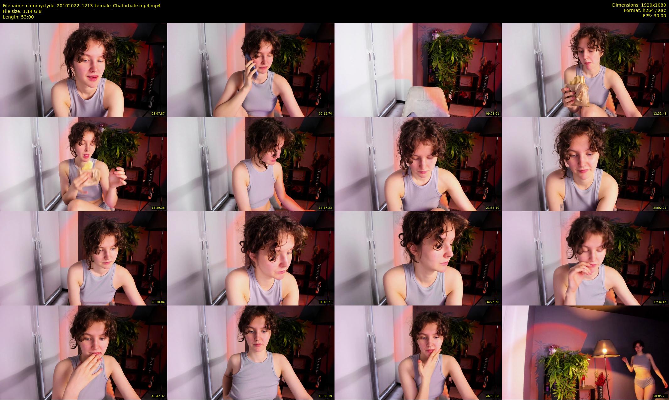 cammyclyde — 53 minute Chaturbate female cam show recording, 1080p, Oct 20, 2022