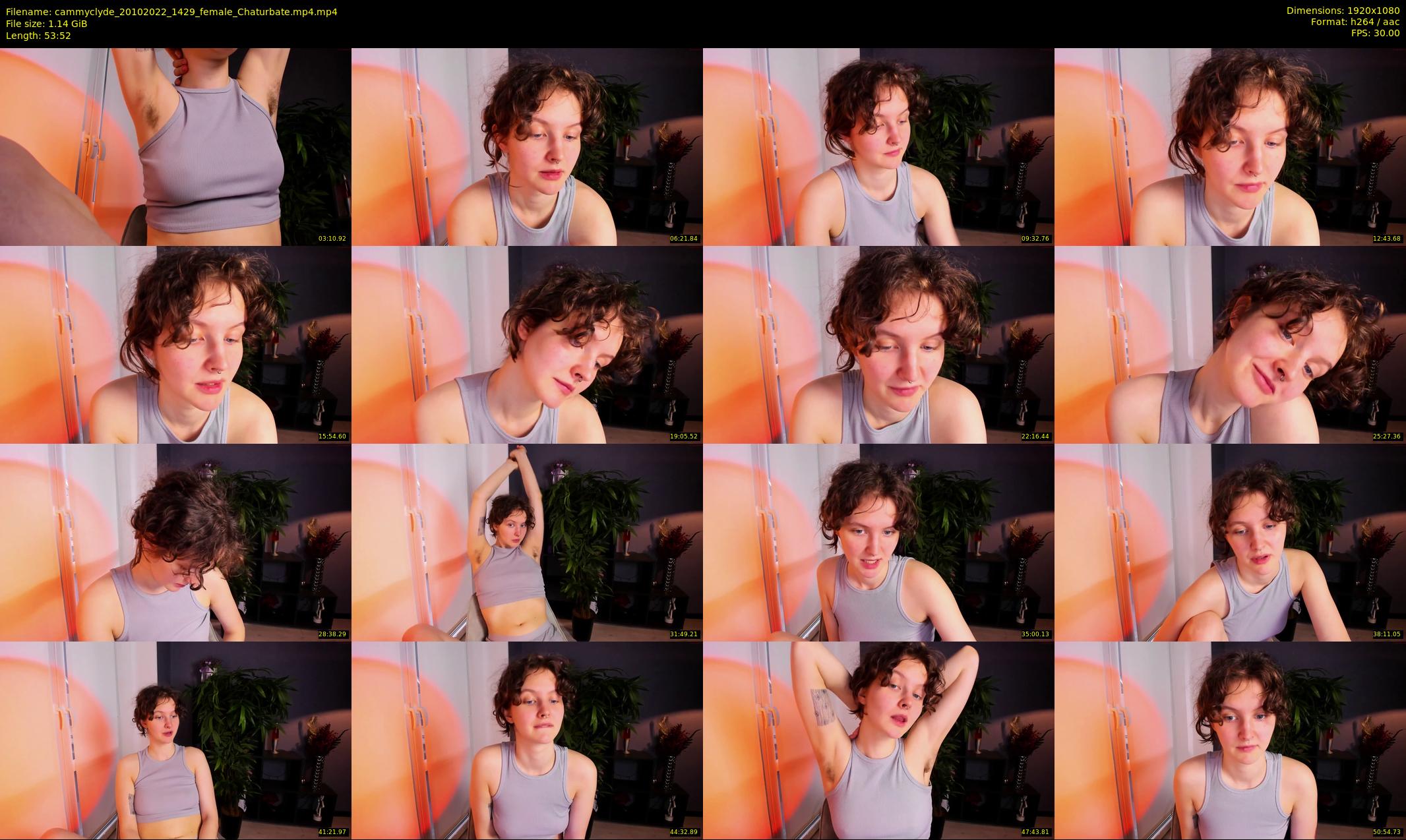 cammyclyde — 54 minute Chaturbate female cam show recording, 1080p, Oct 20, 2022