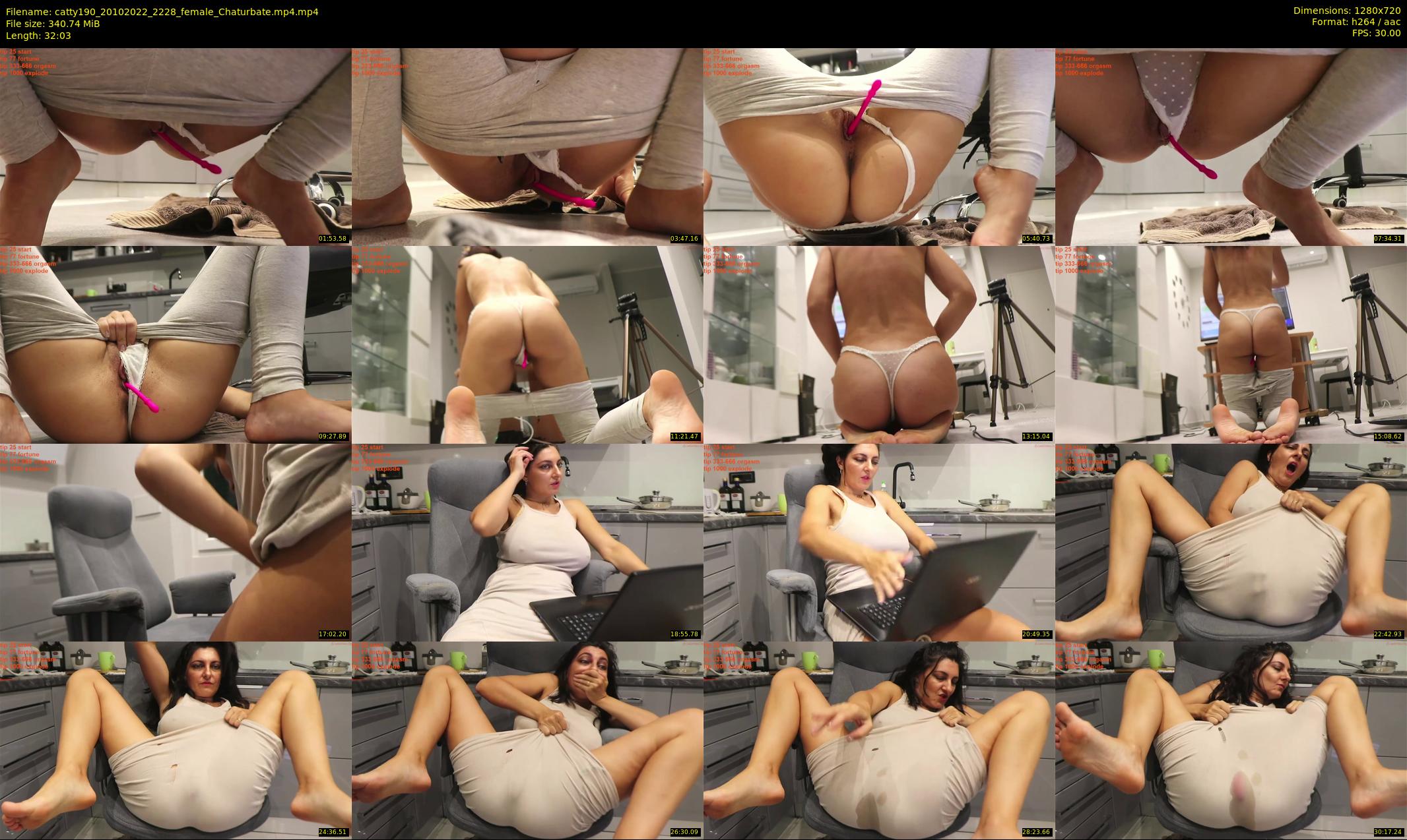 catty190 — 33 minute Chaturbate female cam show recording, 720p, Oct 20, 2022