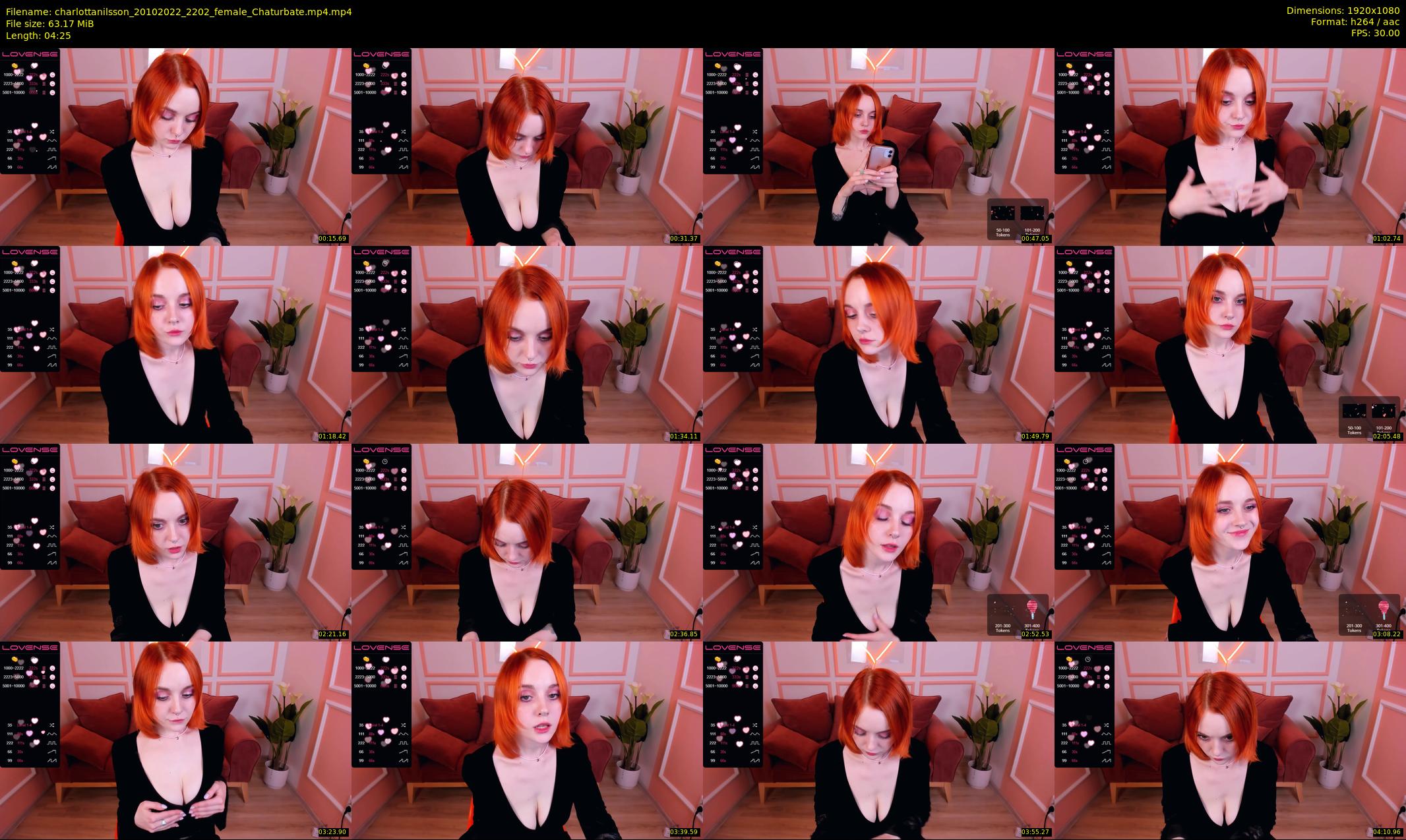charlottanilsson — 5 minute Chaturbate female cam show recording, 1080p, Oct 20, 2022