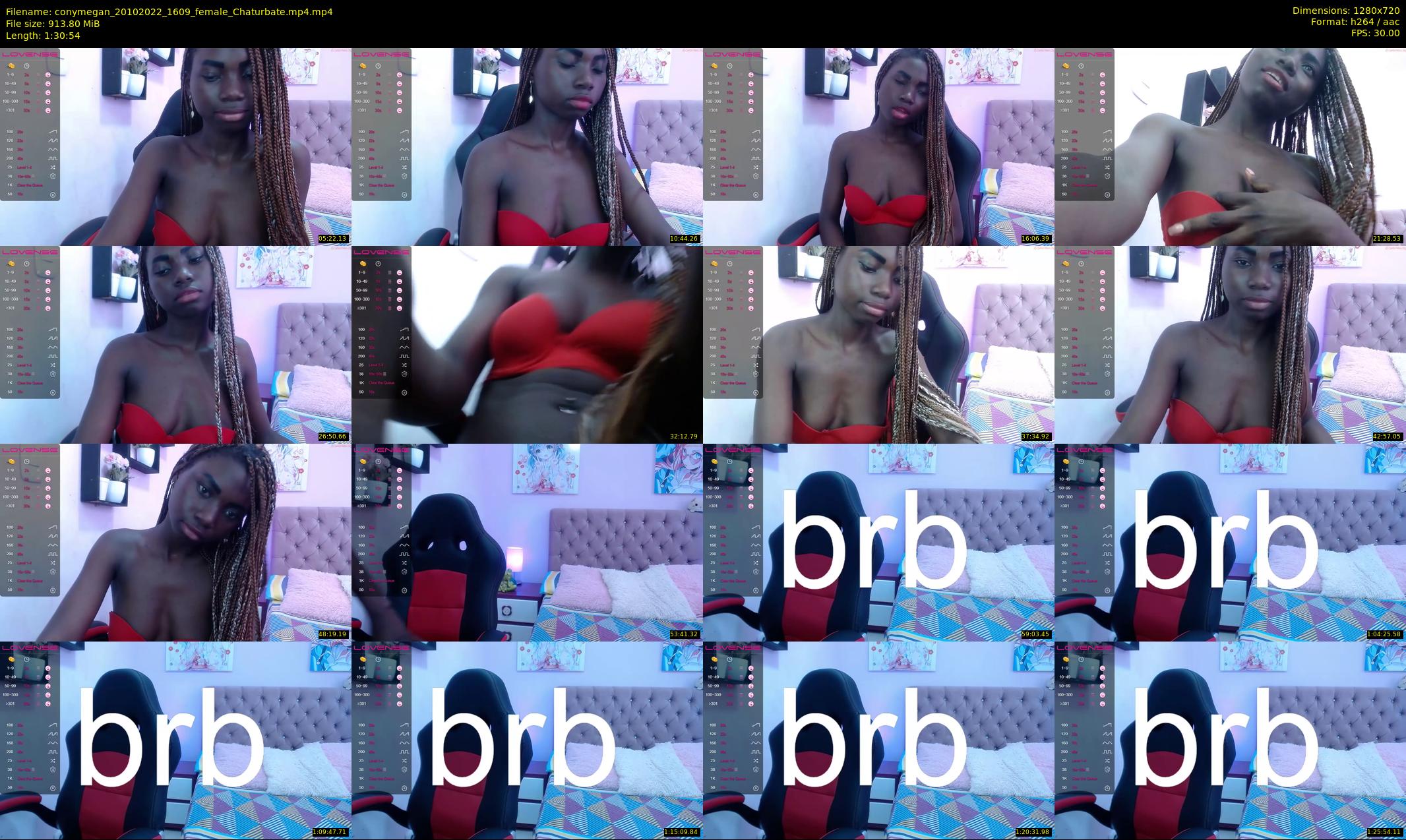 conymegan — 91 minute Chaturbate female cam show recording, 720p, Oct 20, 2022