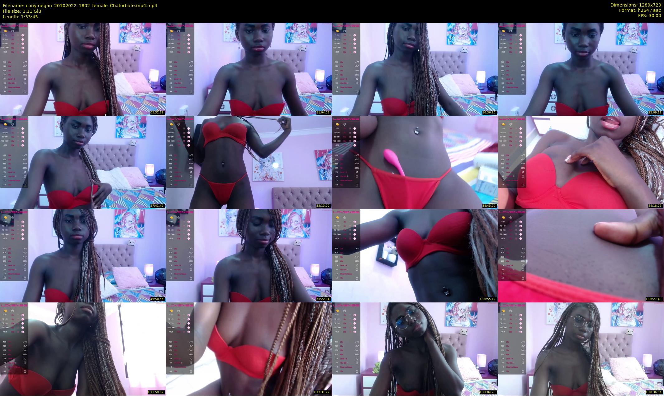 conymegan — 94 minute Chaturbate female cam show recording, 720p, Oct 20, 2022