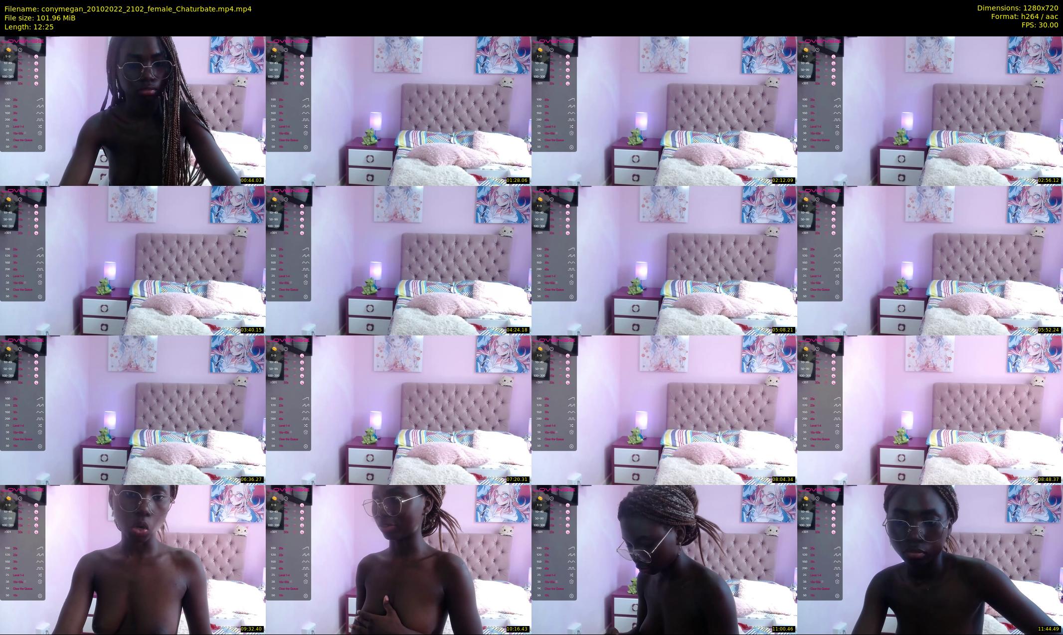 conymegan — 13 minute Chaturbate female cam show recording, 720p, Oct 20, 2022