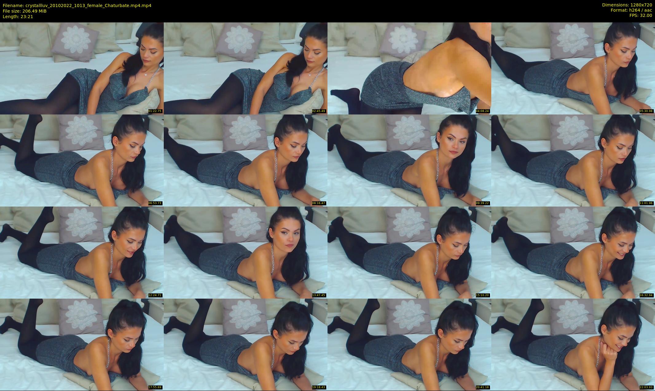 crystallluv — 24 minute Chaturbate female cam show recording, 720p, Oct 20, 2022