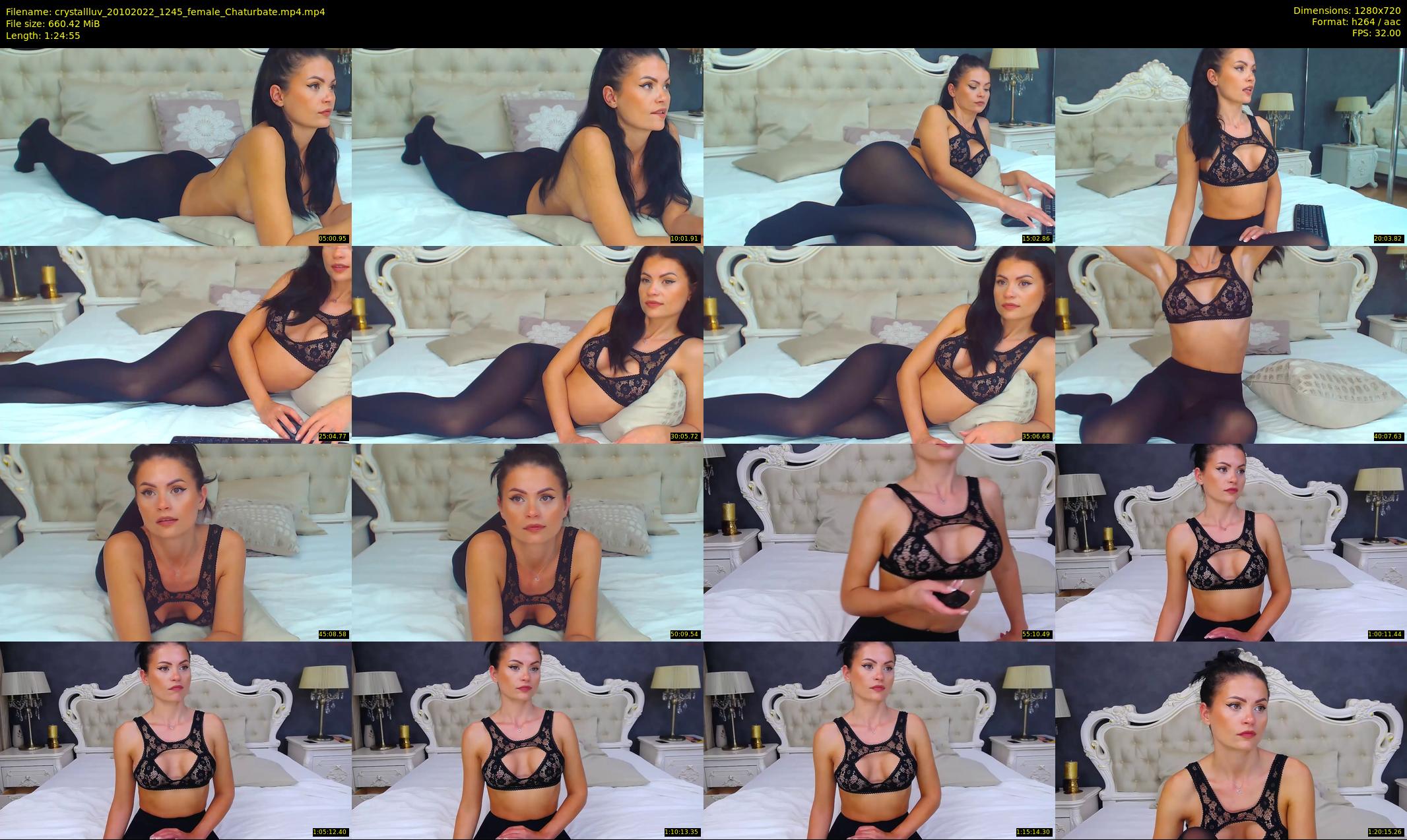 crystallluv — 85 minute Chaturbate female cam show recording, 720p, Oct 20, 2022