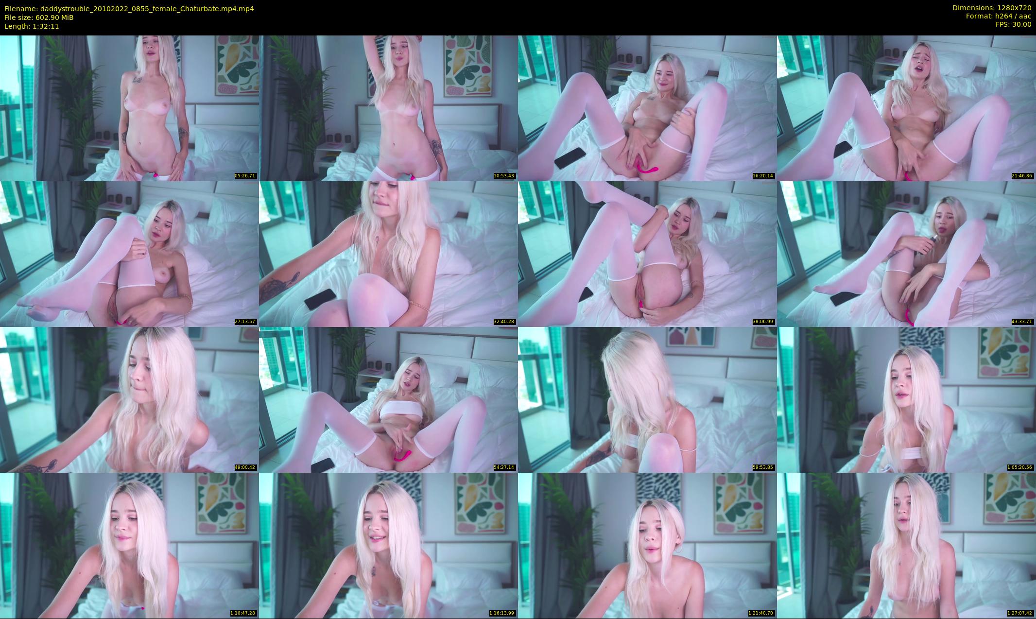 daddystrouble — 93 minute Chaturbate female cam show recording, 720p, Oct 20, 2022