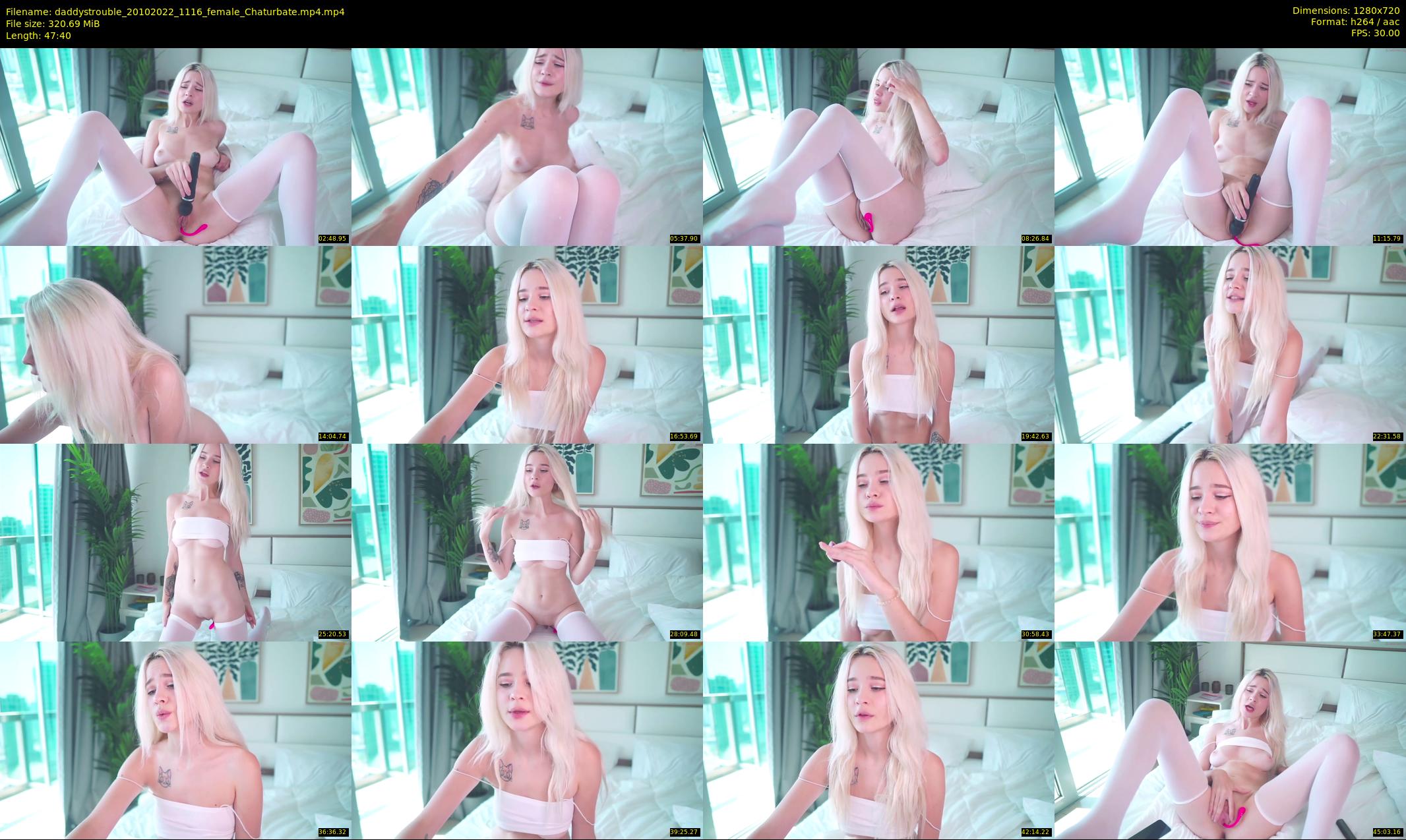 daddystrouble — 48 minute Chaturbate female cam show recording, 720p, Oct 20, 2022