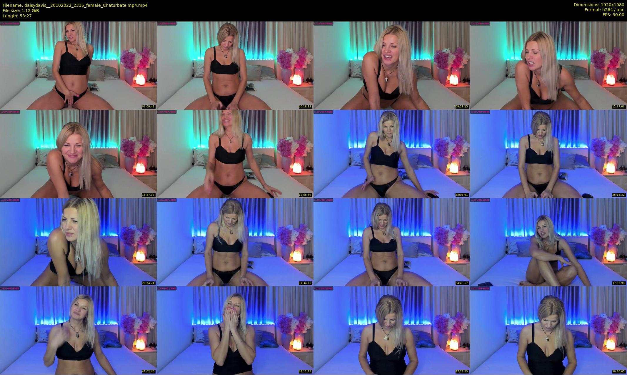 daisydavis_ — 54 minute Chaturbate female cam show recording, 1080p, Oct 20, 2022
