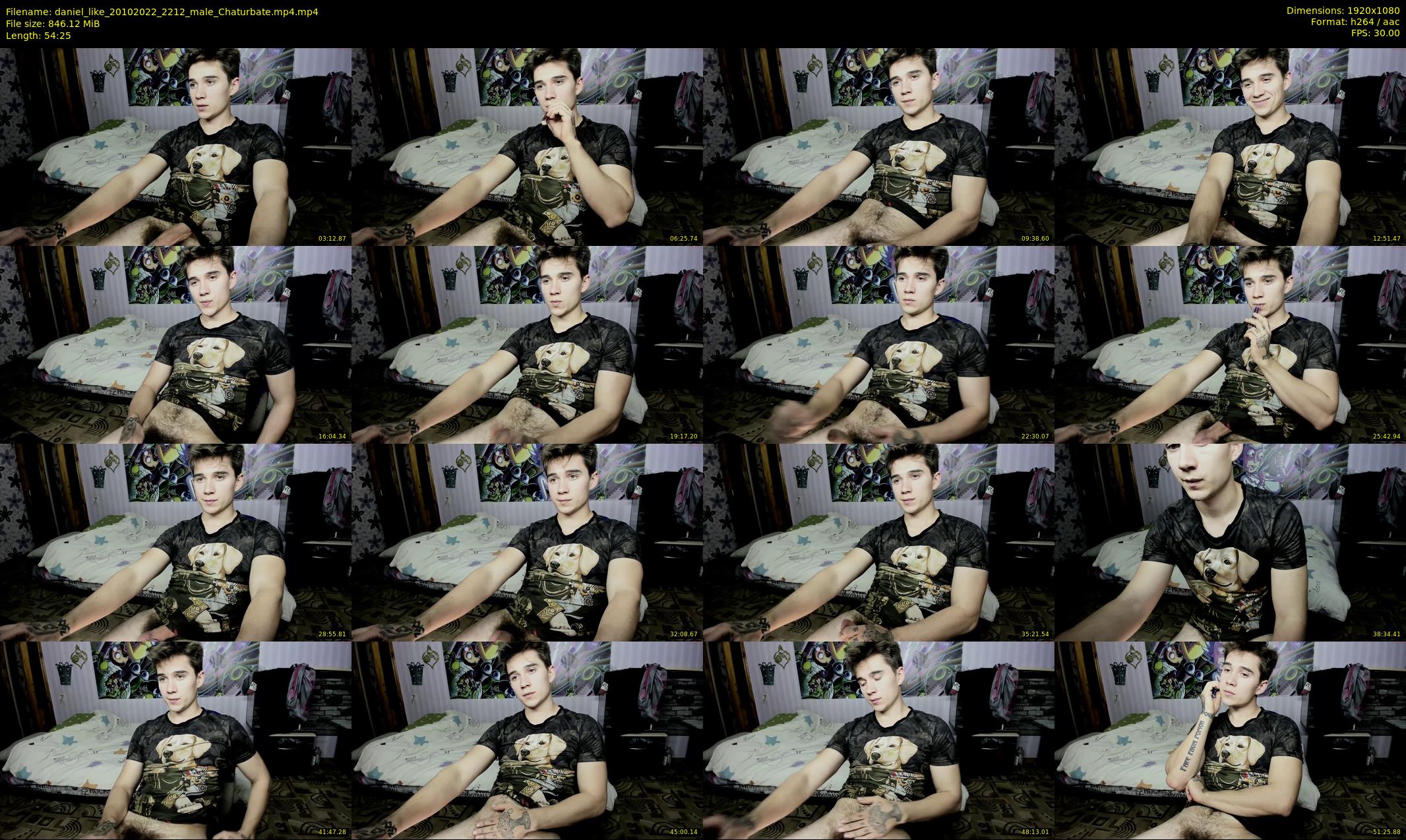 daniel_like — 55 minute Chaturbate male cam show recording, 1080p, Oct 20, 2022