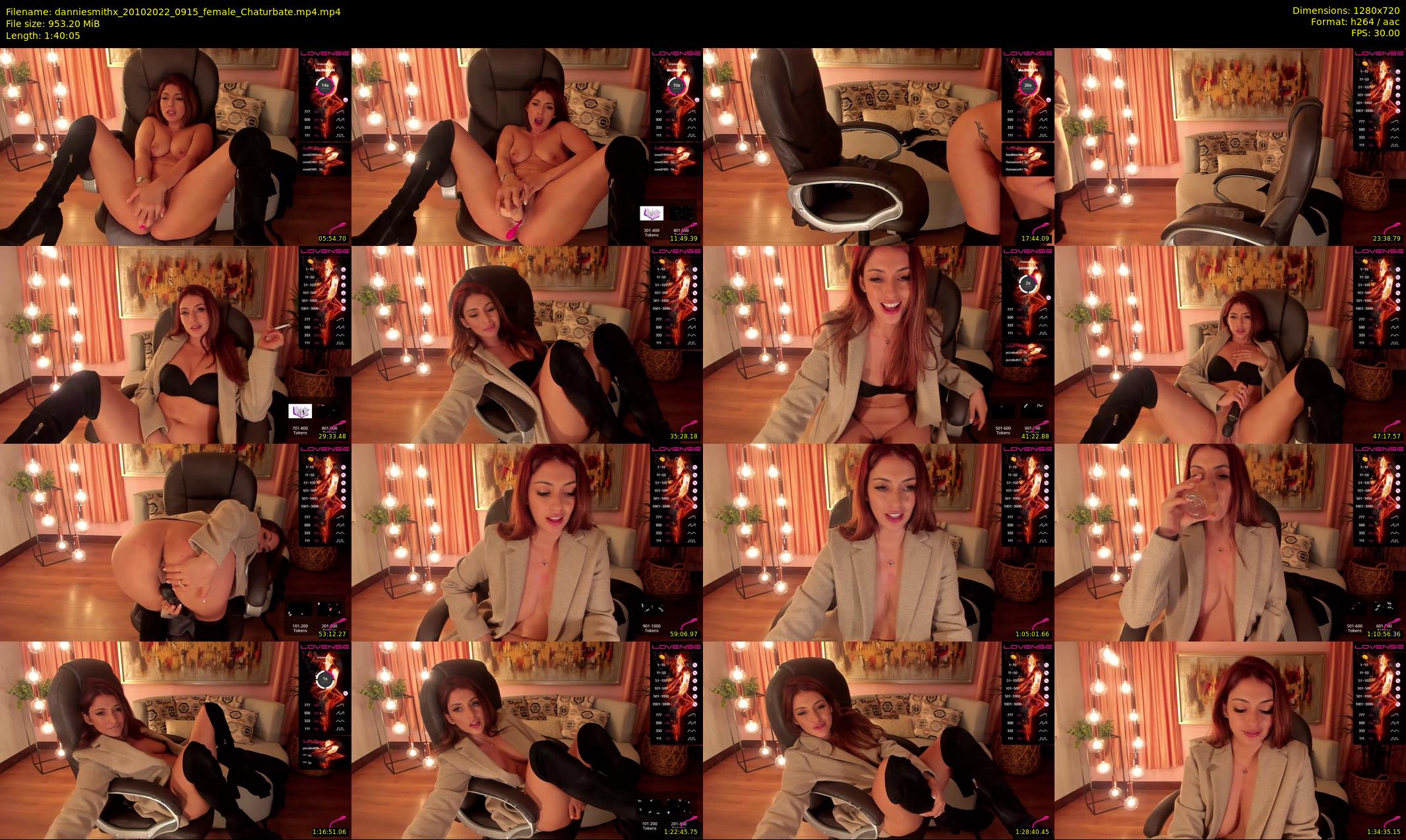 danniesmithx — 101 minute Chaturbate female cam show recording, 720p, Oct 20, 2022