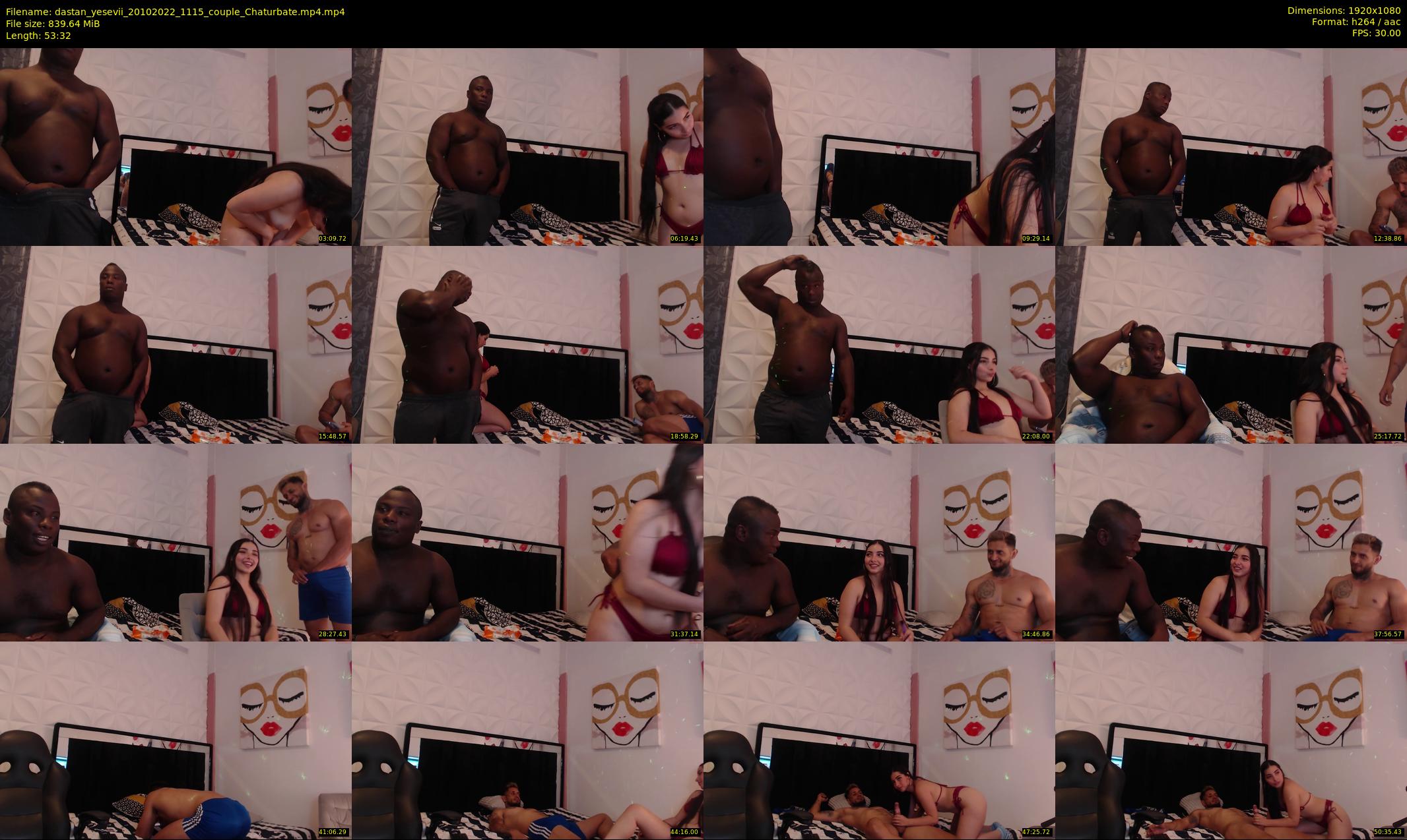 dastan_yesevii — 54 minute Chaturbate couple cam show recording, 1080p, Oct 20, 2022