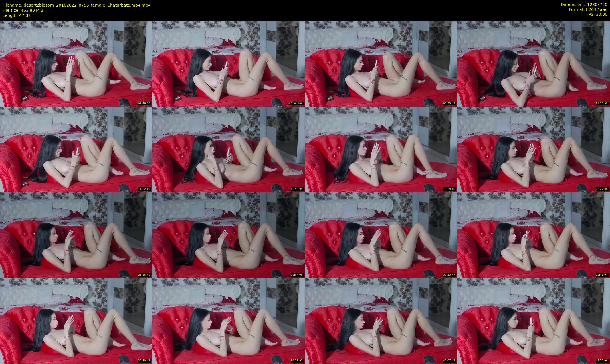 desert2blosom — 48 minute Chaturbate female cam show recording, 720p, Oct 20, 2022
