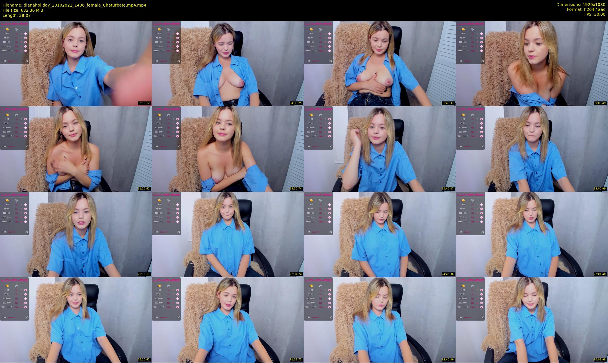 dianaholiday — 39 minute Chaturbate female cam show recording, 1080p, Oct 20, 2022
