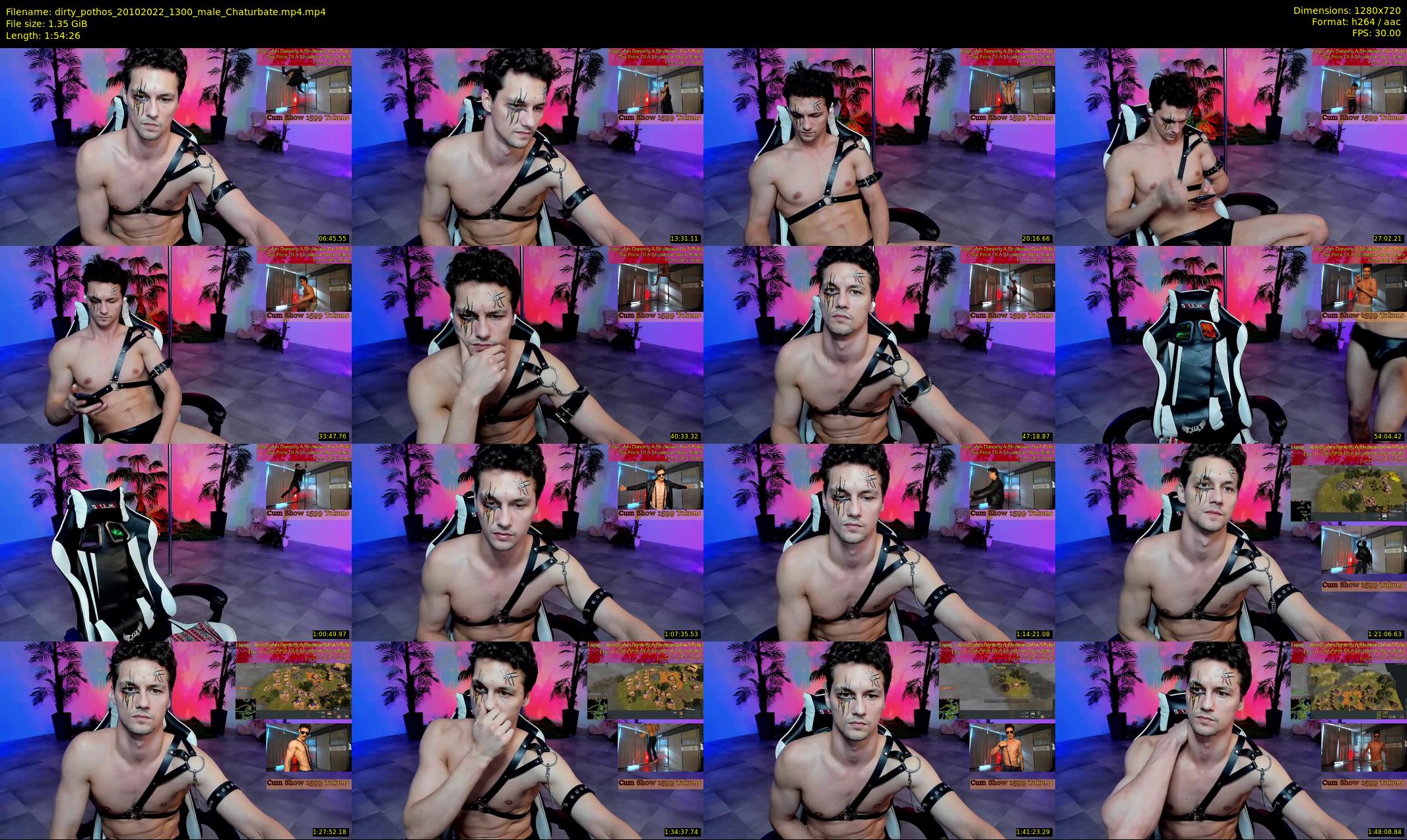dirty_pothos — 115 minute Chaturbate male cam show recording, 720p, Oct 20, 2022