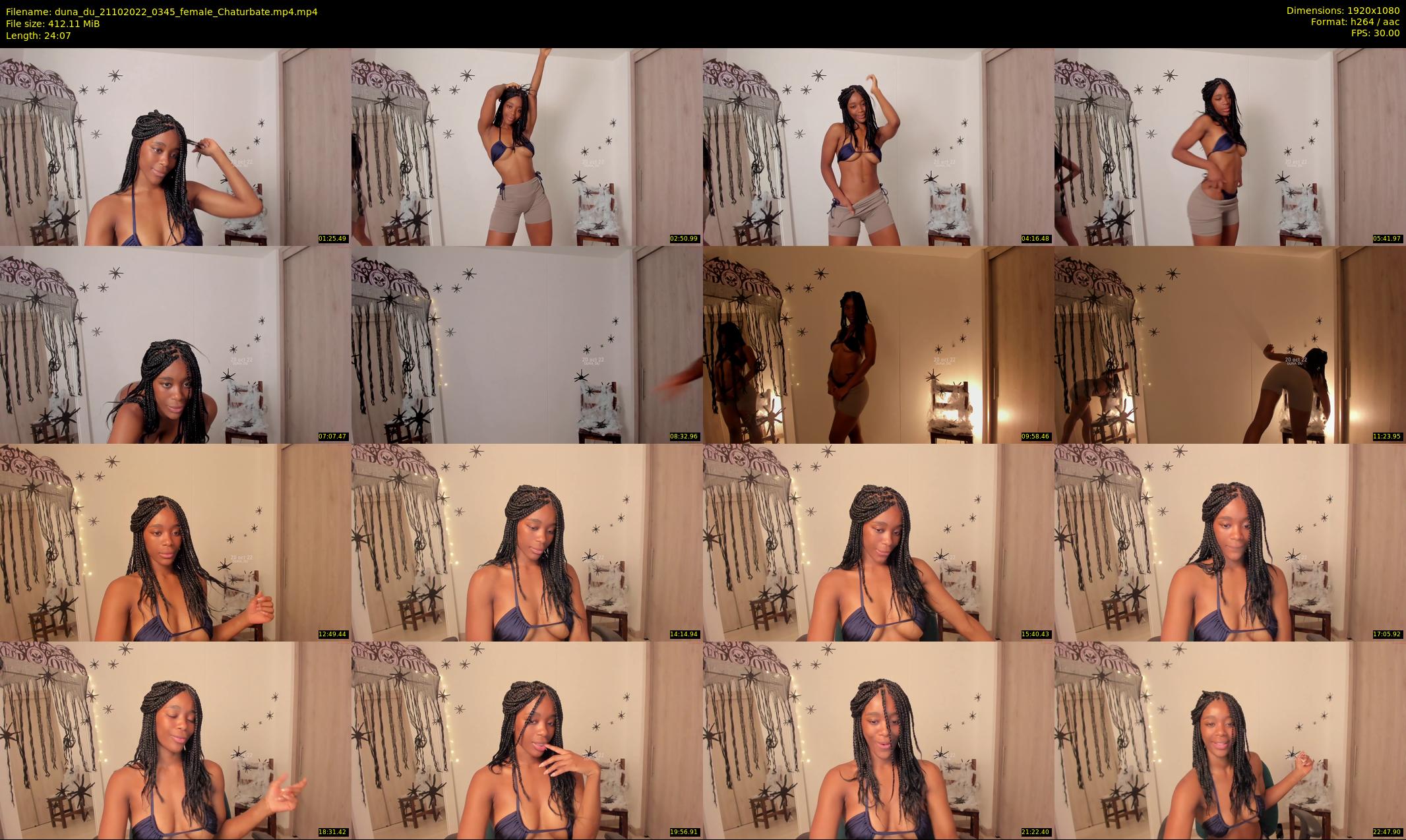 duna_du — 25 minute Chaturbate female cam show recording, 1080p, Oct 21, 2022