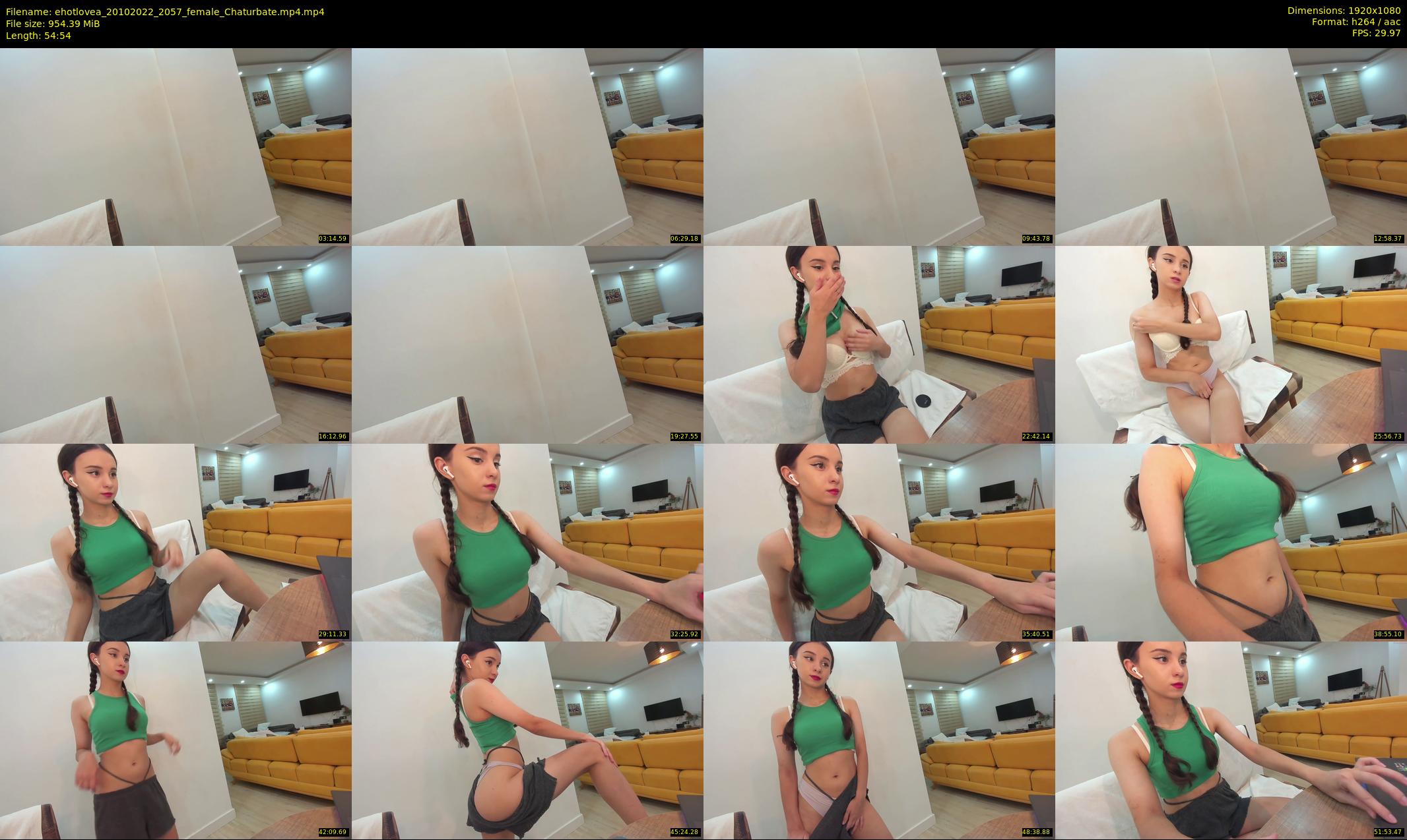 ehotlovea — 55 minute Chaturbate female cam show recording, 1080p, Oct 20, 2022