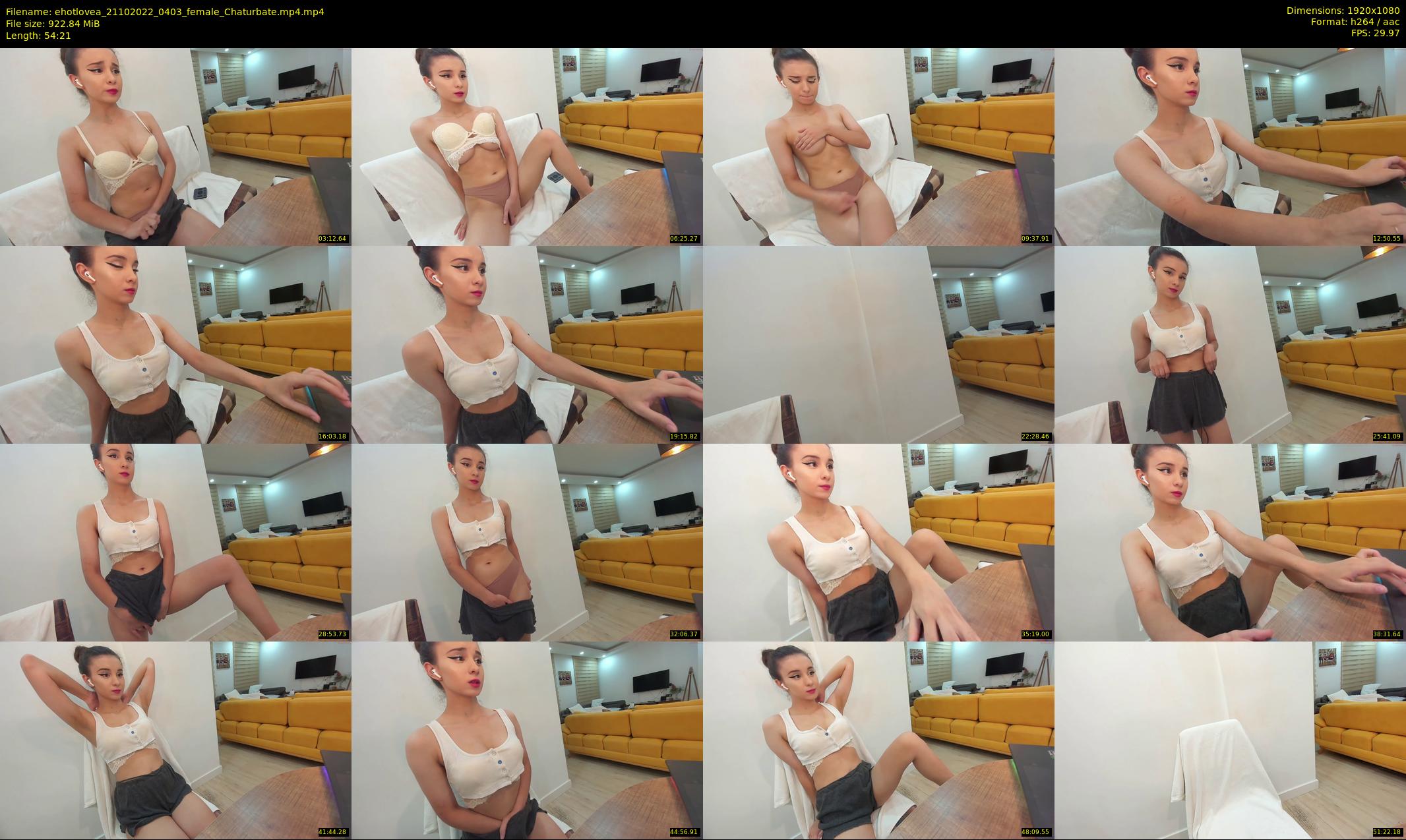 ehotlovea — 55 minute Chaturbate female cam show recording, 1080p, Oct 21, 2022