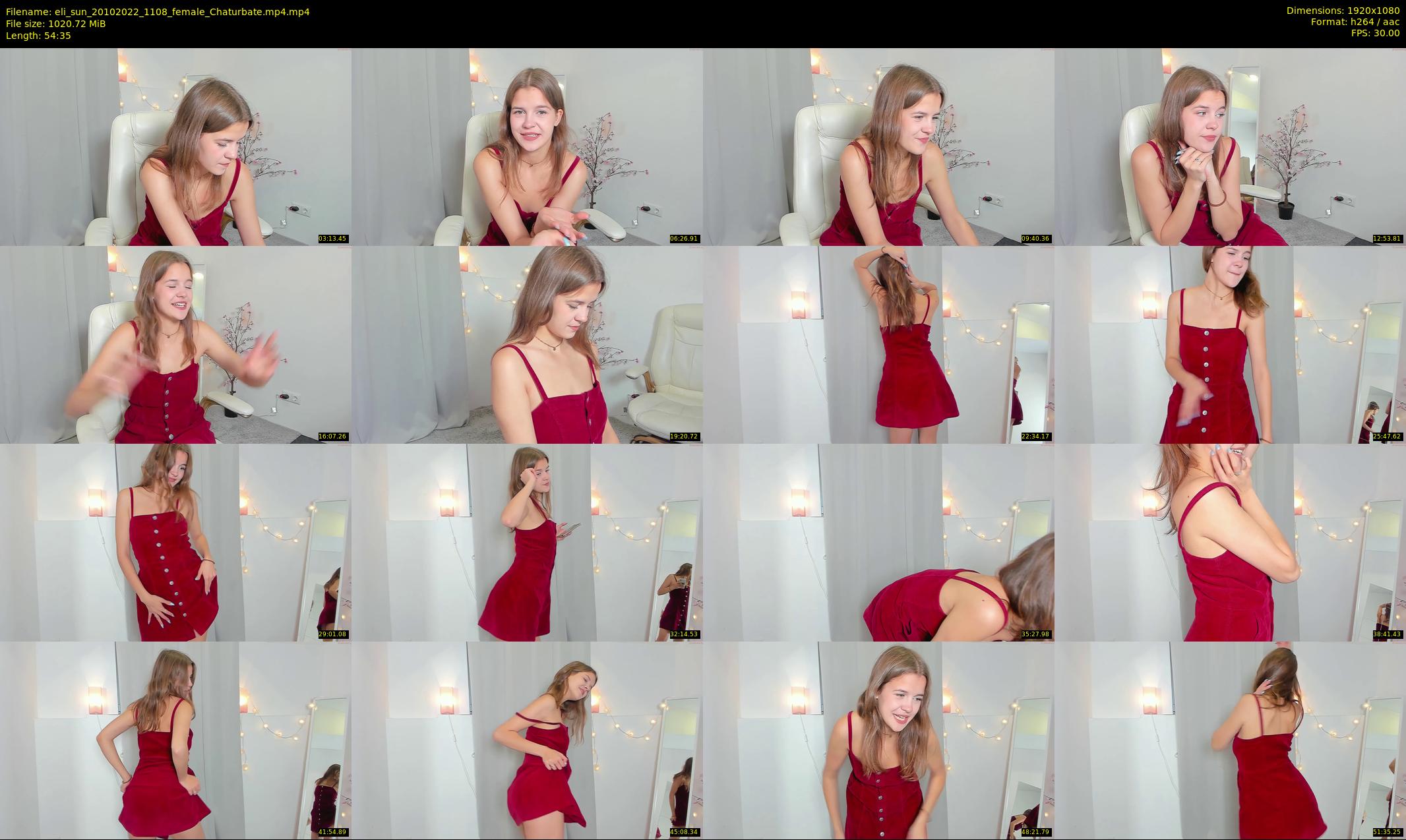 eli_sun — 55 minute Chaturbate female cam show recording, 1080p, Oct 20, 2022
