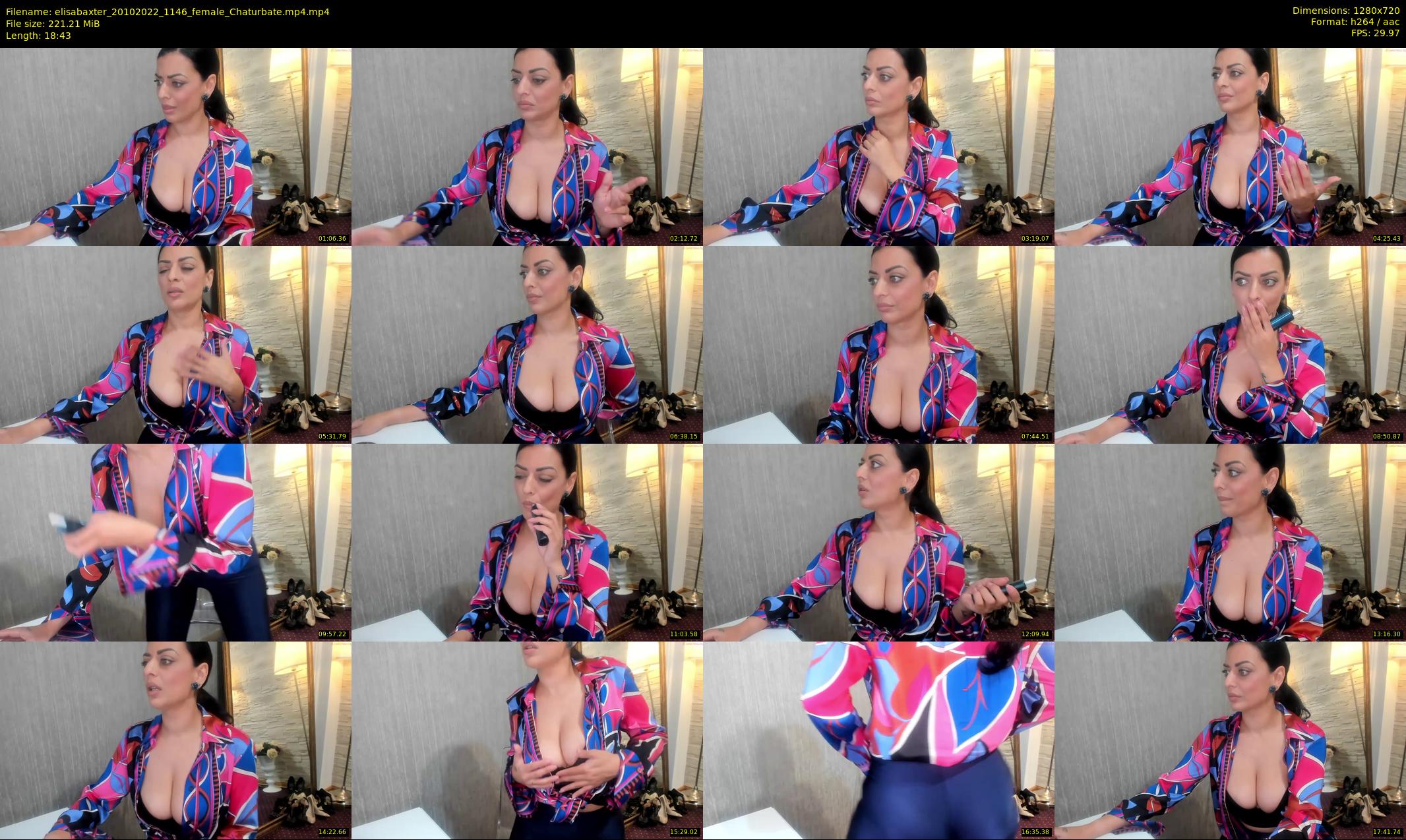 elisabaxter — 19 minute Chaturbate female cam show recording, 720p, Oct 20, 2022