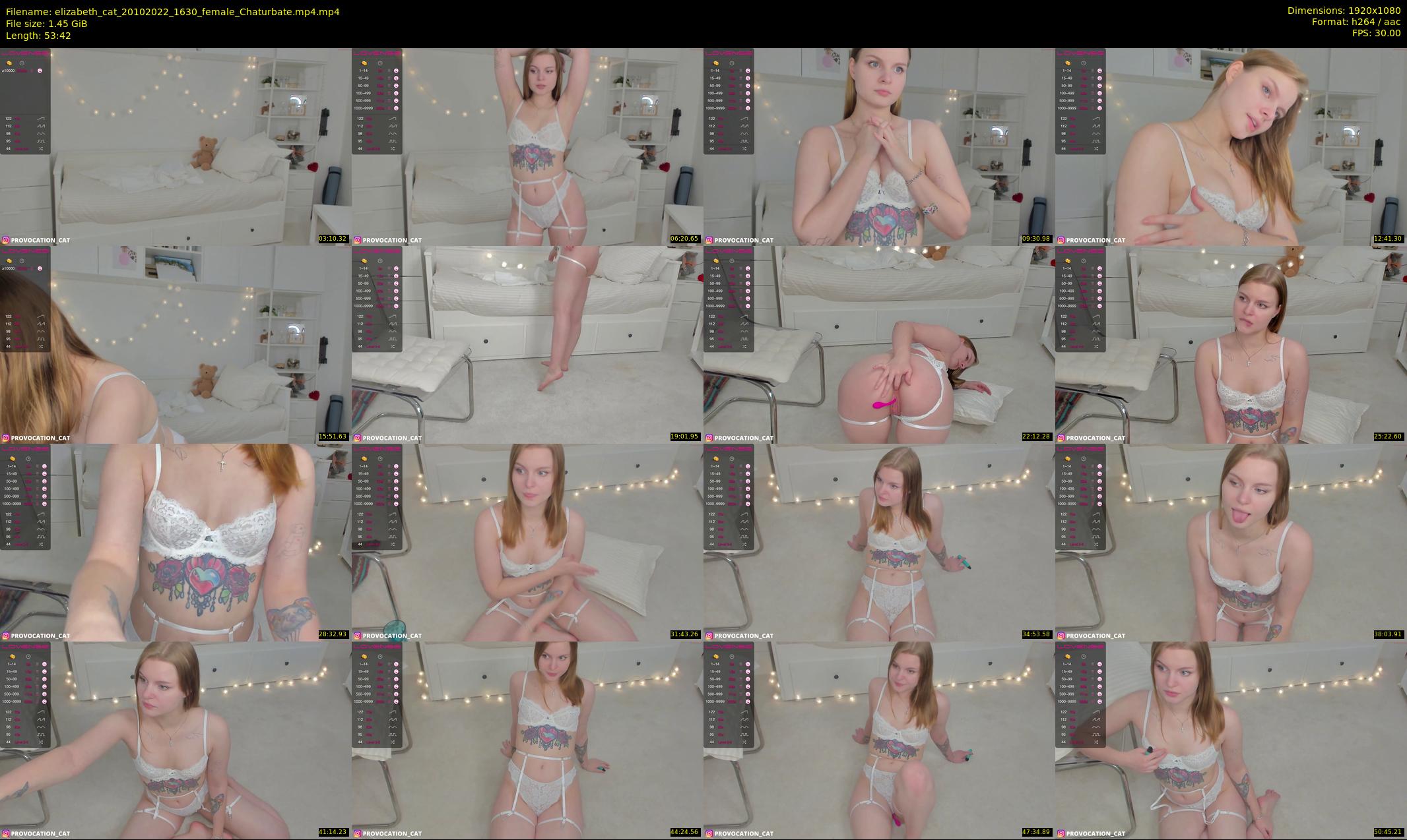 elizabeth_cat — 54 minute Chaturbate female cam show recording, 1080p, Oct 20, 2022