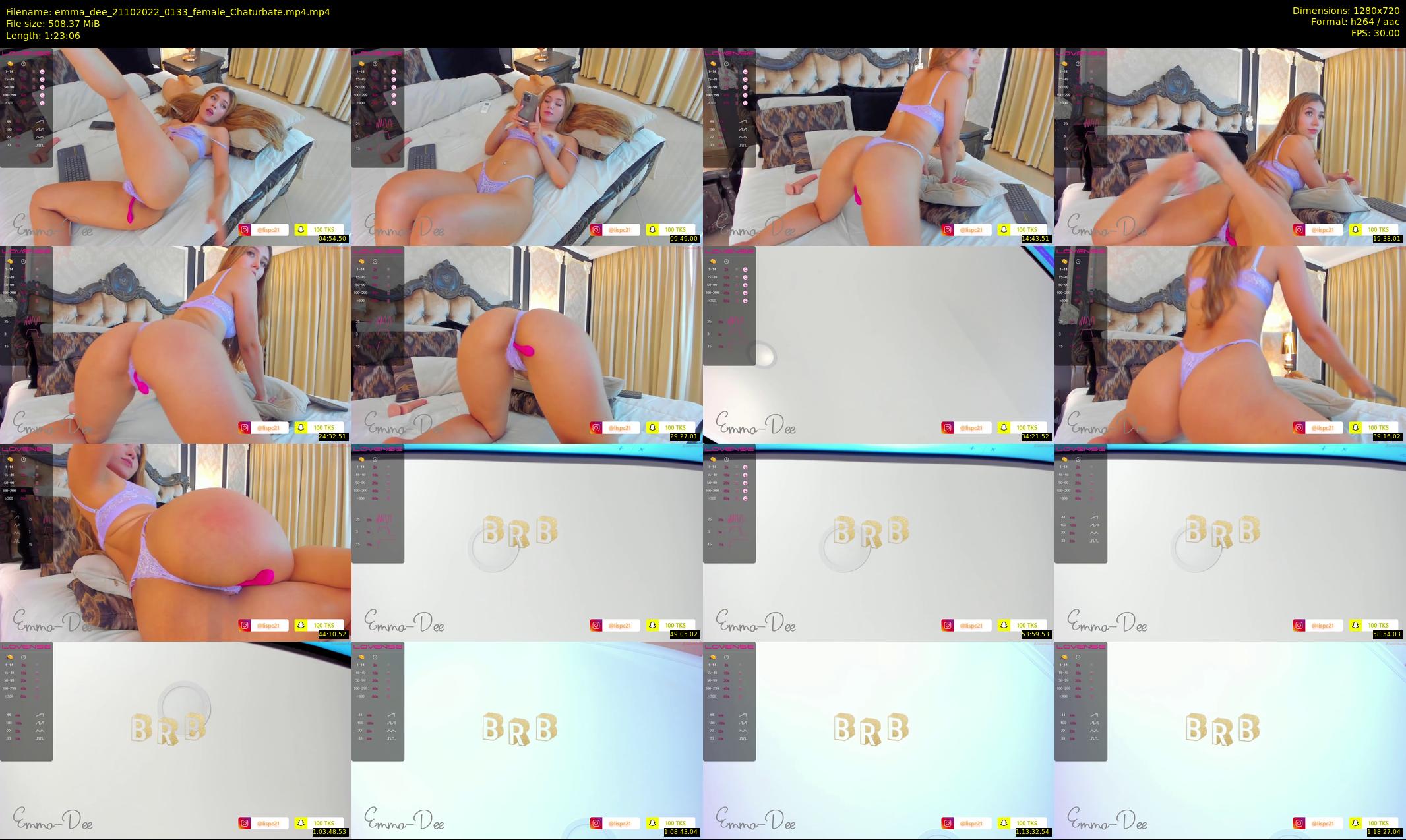 emma_dee — 84 minute Chaturbate female cam show recording, 720p, Oct 21, 2022