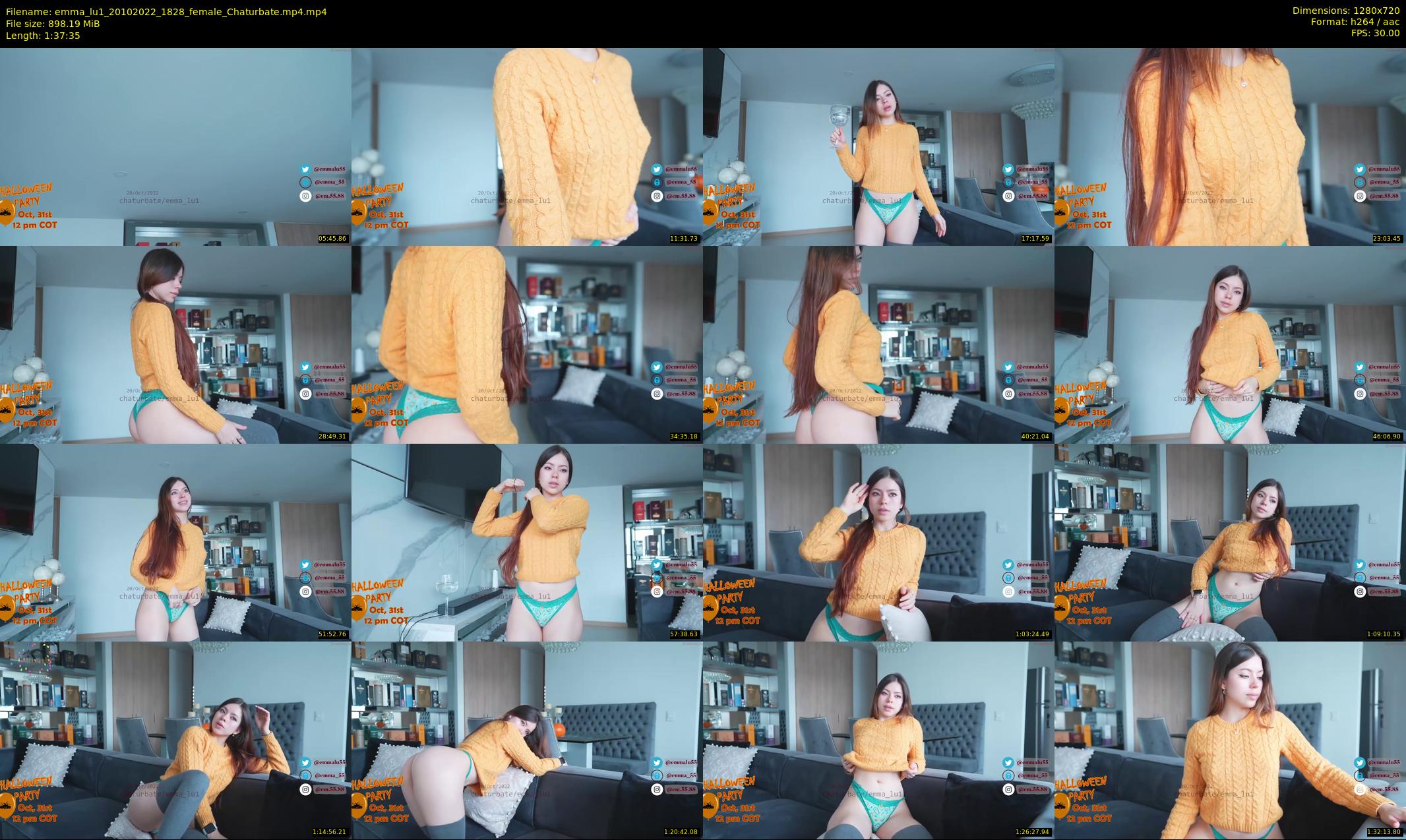 emma_lu1 — 98 minute Chaturbate female cam show recording, 720p, Oct 20, 2022