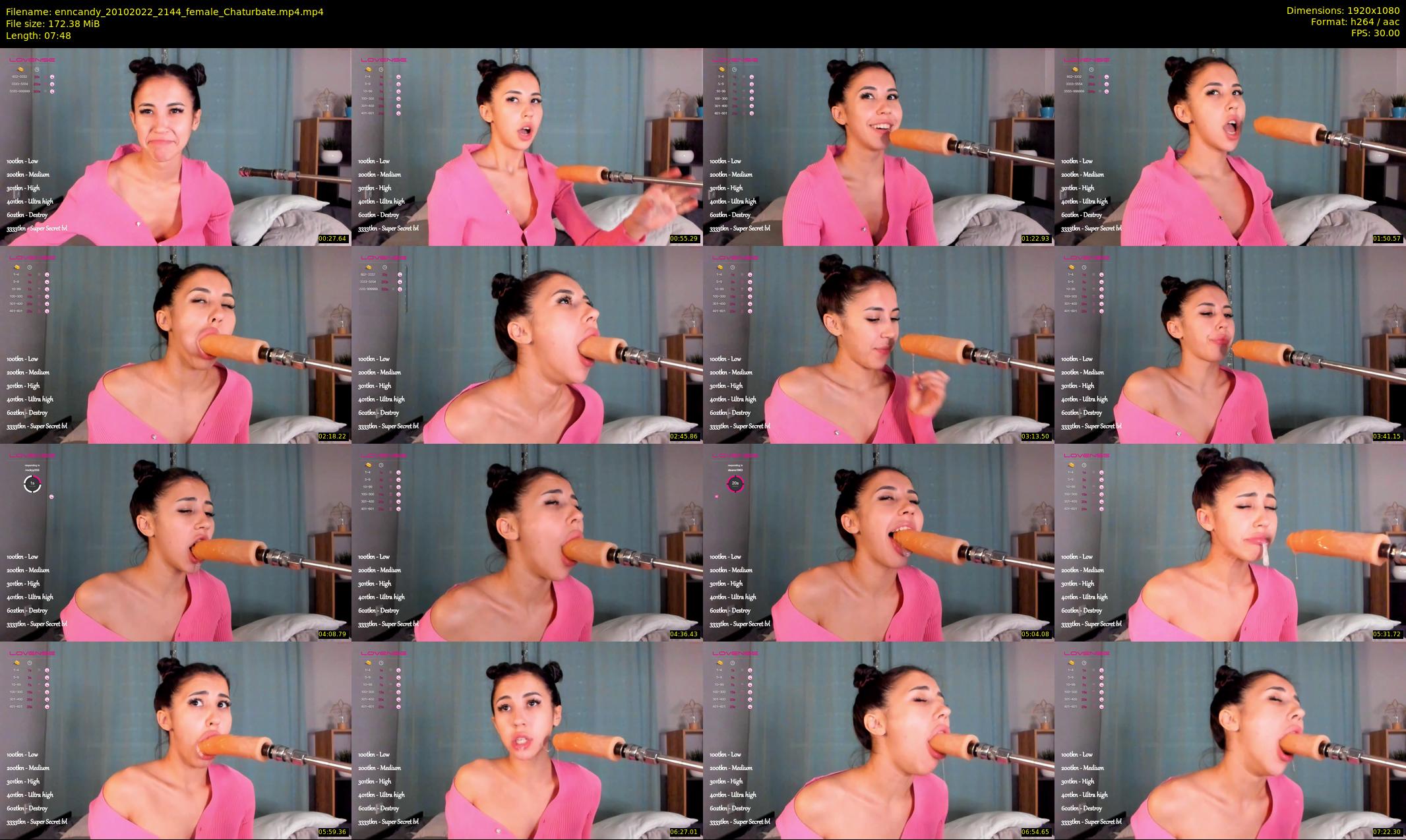 enncandy — 8 minute Chaturbate female cam show recording, 1080p, Oct 20, 2022