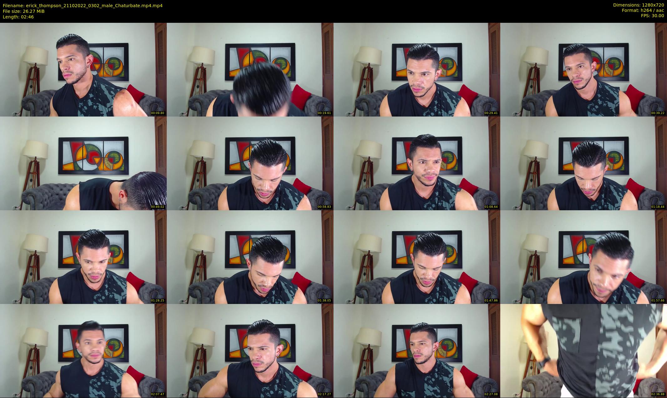 erick_thompson — 3 minute Chaturbate male cam show recording, 720p, Oct 21, 2022